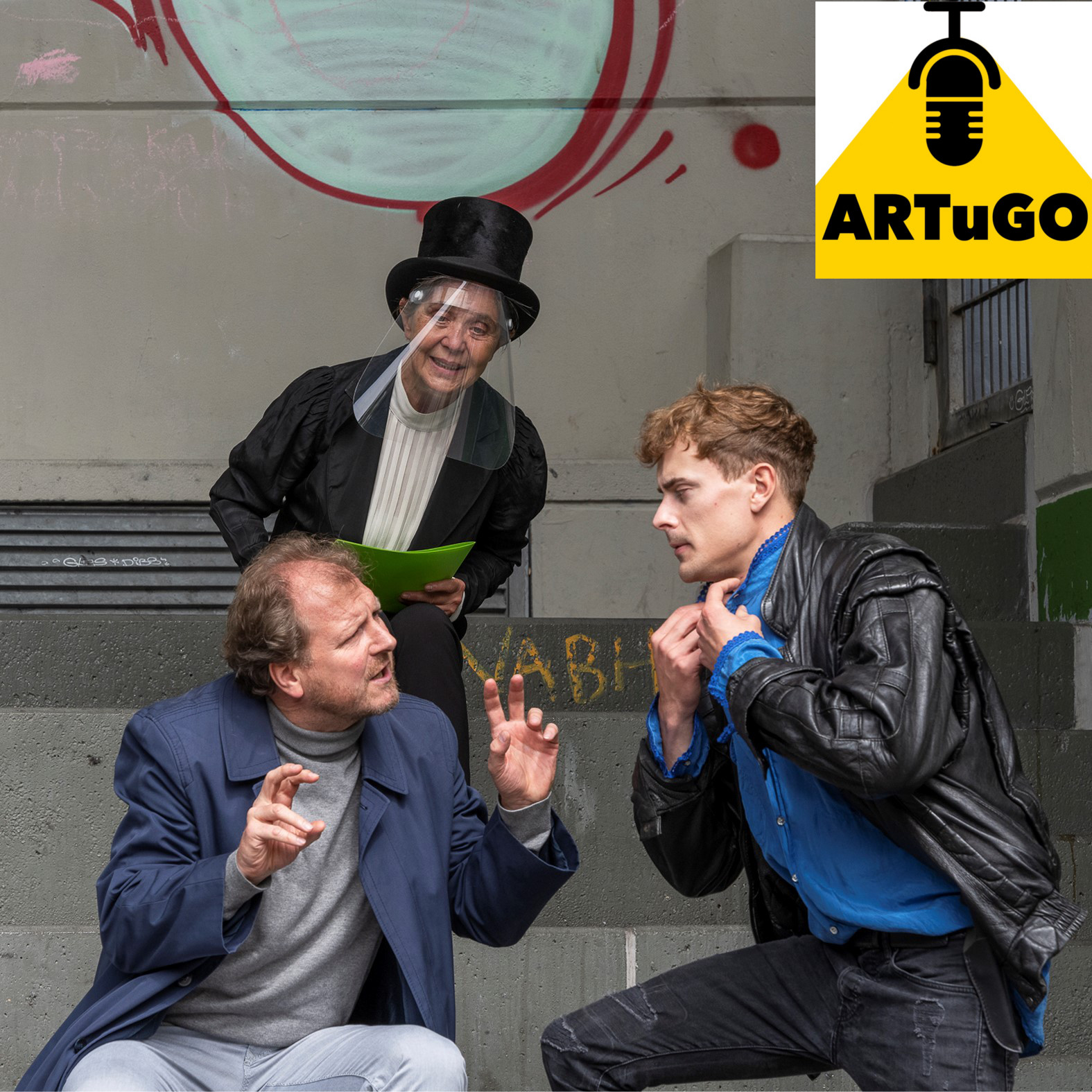 Ein Fuß in der Schultür, der Andere schon auf der Bühne episode artwork