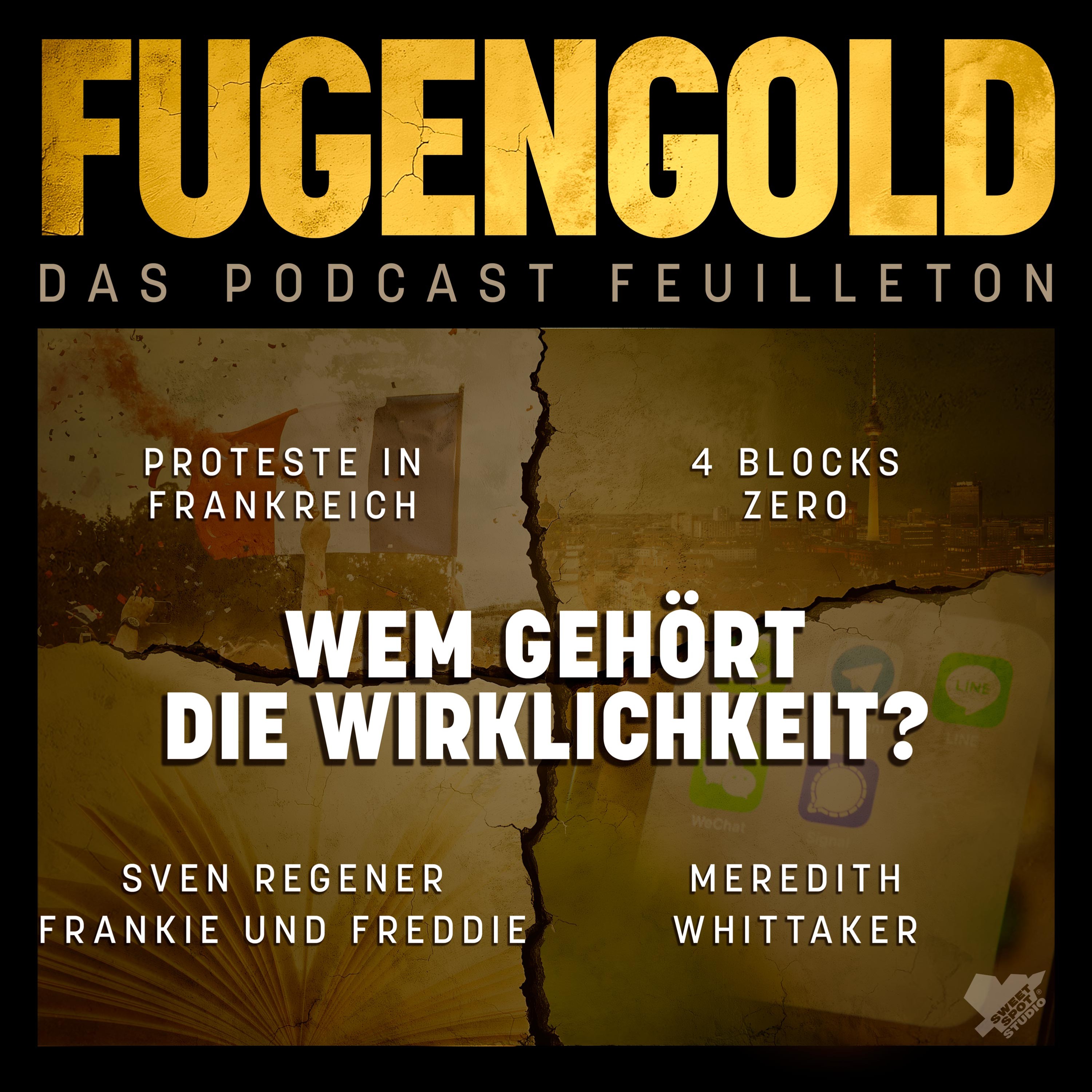 Wem gehört die Wirklichkeit? Proteste in Frankreich, 4 Blocks Zero, Sven Regeners „Frankie und Freddie“, Meredith Whittaker