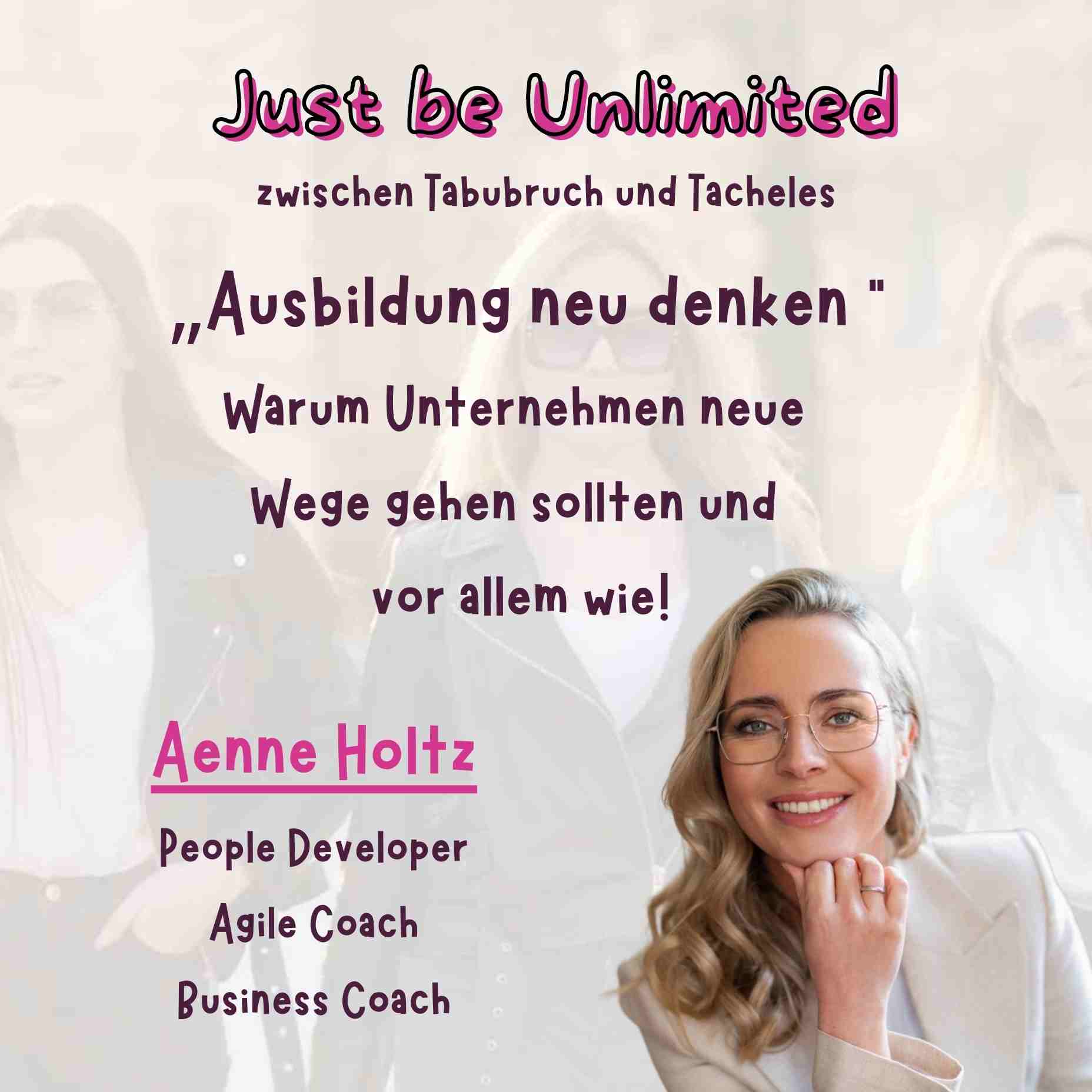 Just be Unlimited - zwischen Tabubruch und Tacheles