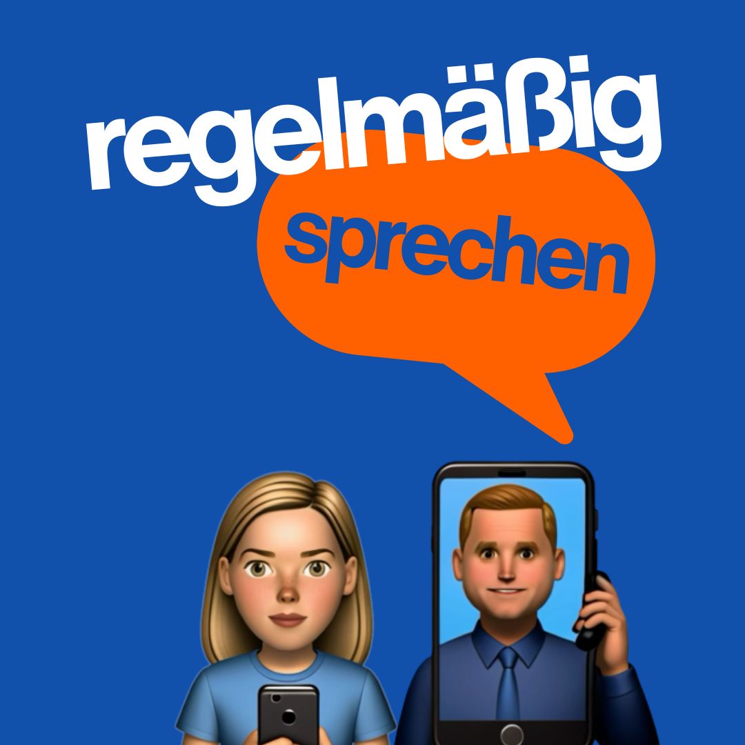 regelmäßig sprechen