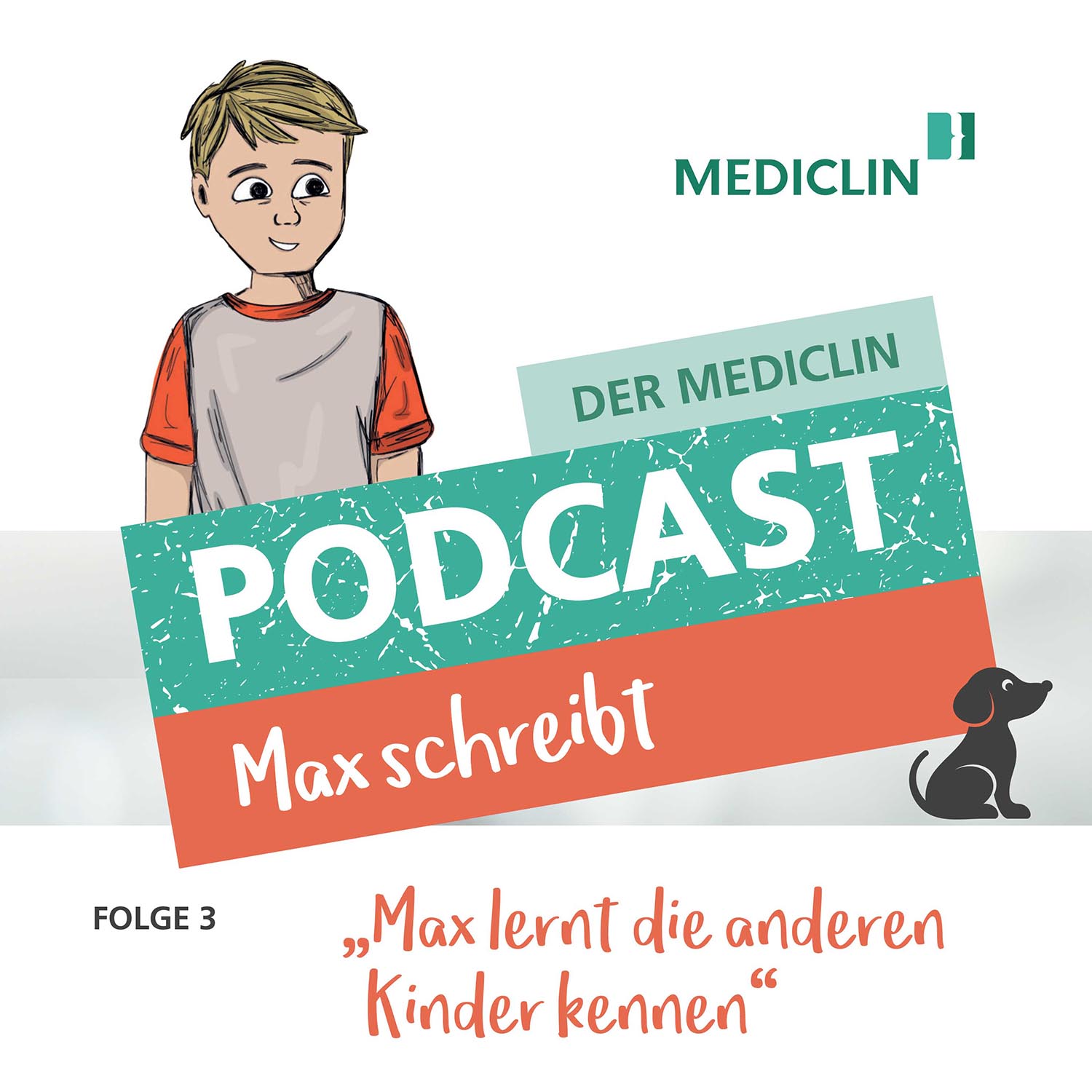 Max schreibt "Die anderen Kinder in der Klinik"