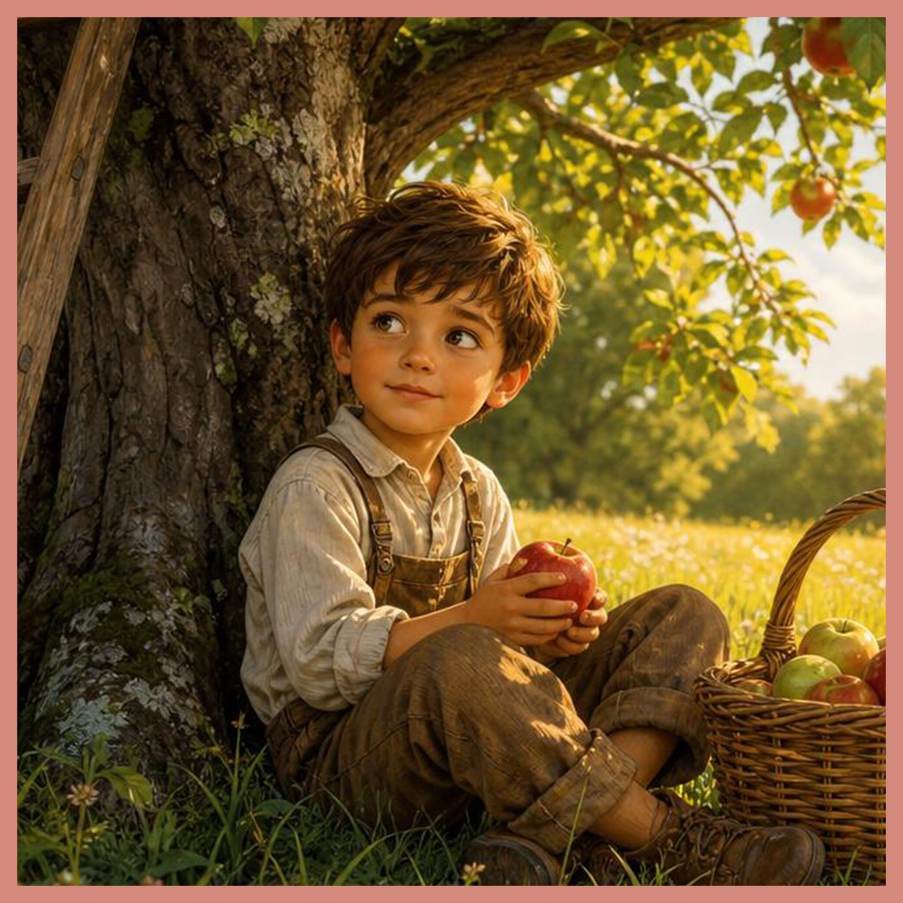 Der Apfelbaum auf der Wiese – Fantasiereise für Kinder zum Malen episode artwork