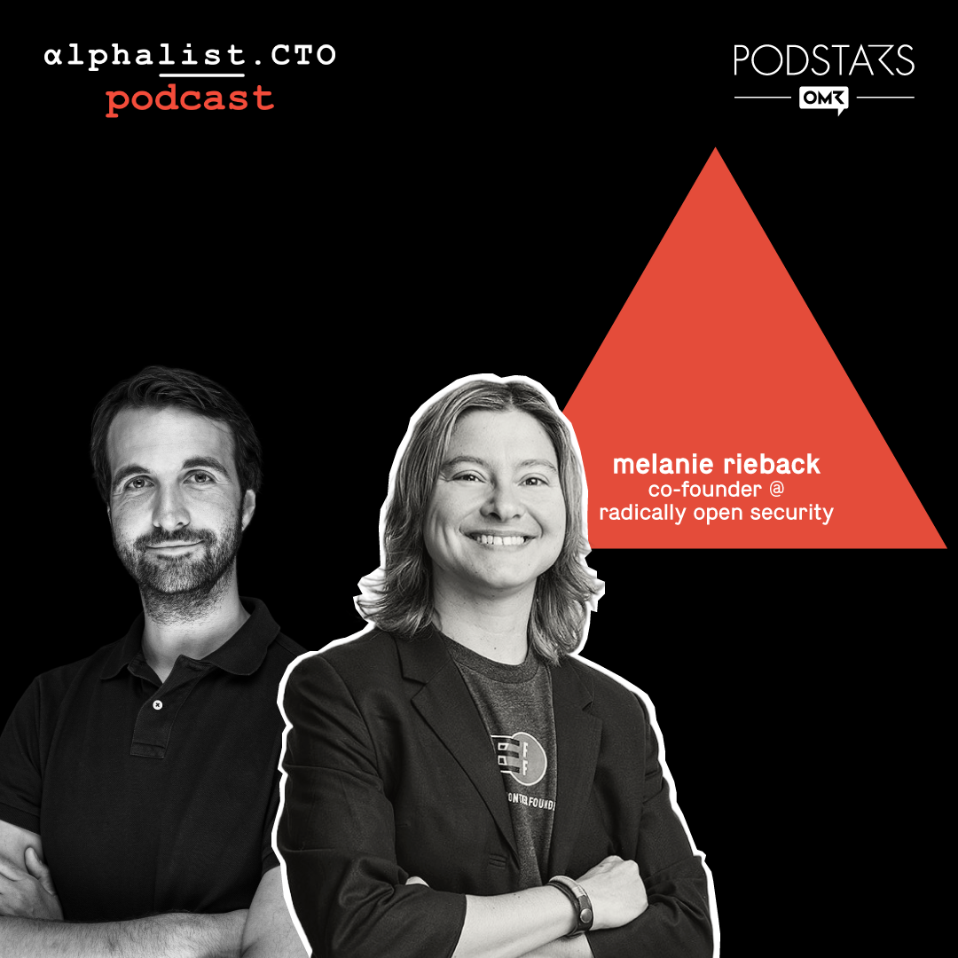 #94 - Melanie Rieback // Co-founder & CEO at Radically Open Security - podcast episode cover