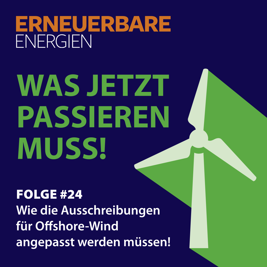 WindSeeG: Wie die Ausschreibungen und Regularien für Offshore-Wind angepasst werden müssen! episode artwork