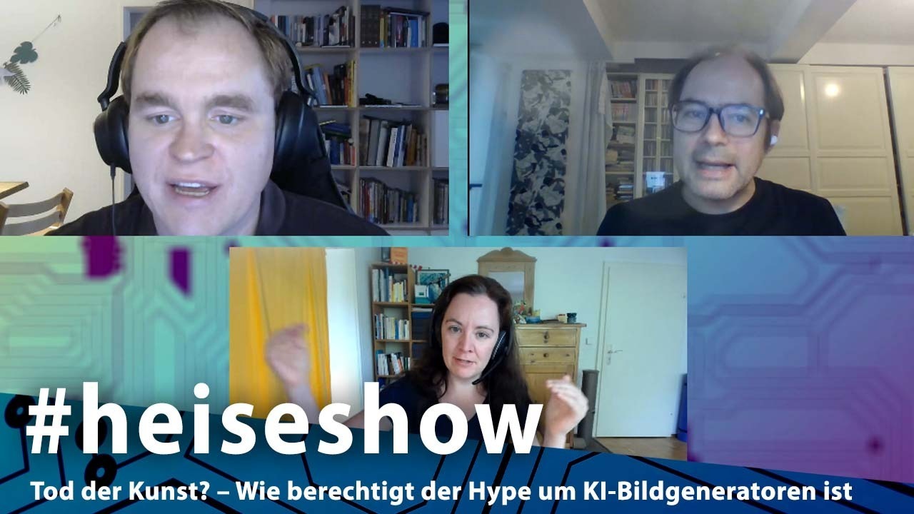 Tod der Kunst? – Wie berechtigt der Hype um KI-Bildgeneratoren ist | #heiseshow