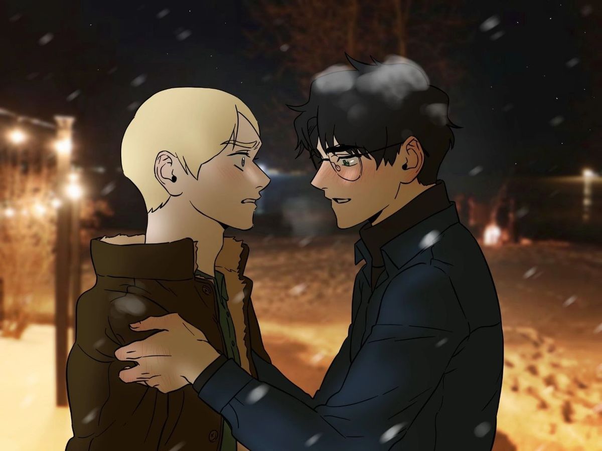 (Drarry) "Eisgraue Augen" | Harry Potter Adventskalender | Türchen 23 (Drarry) "Eisgraue Augen" | Harry Potter Adventskalender | Türchen 23