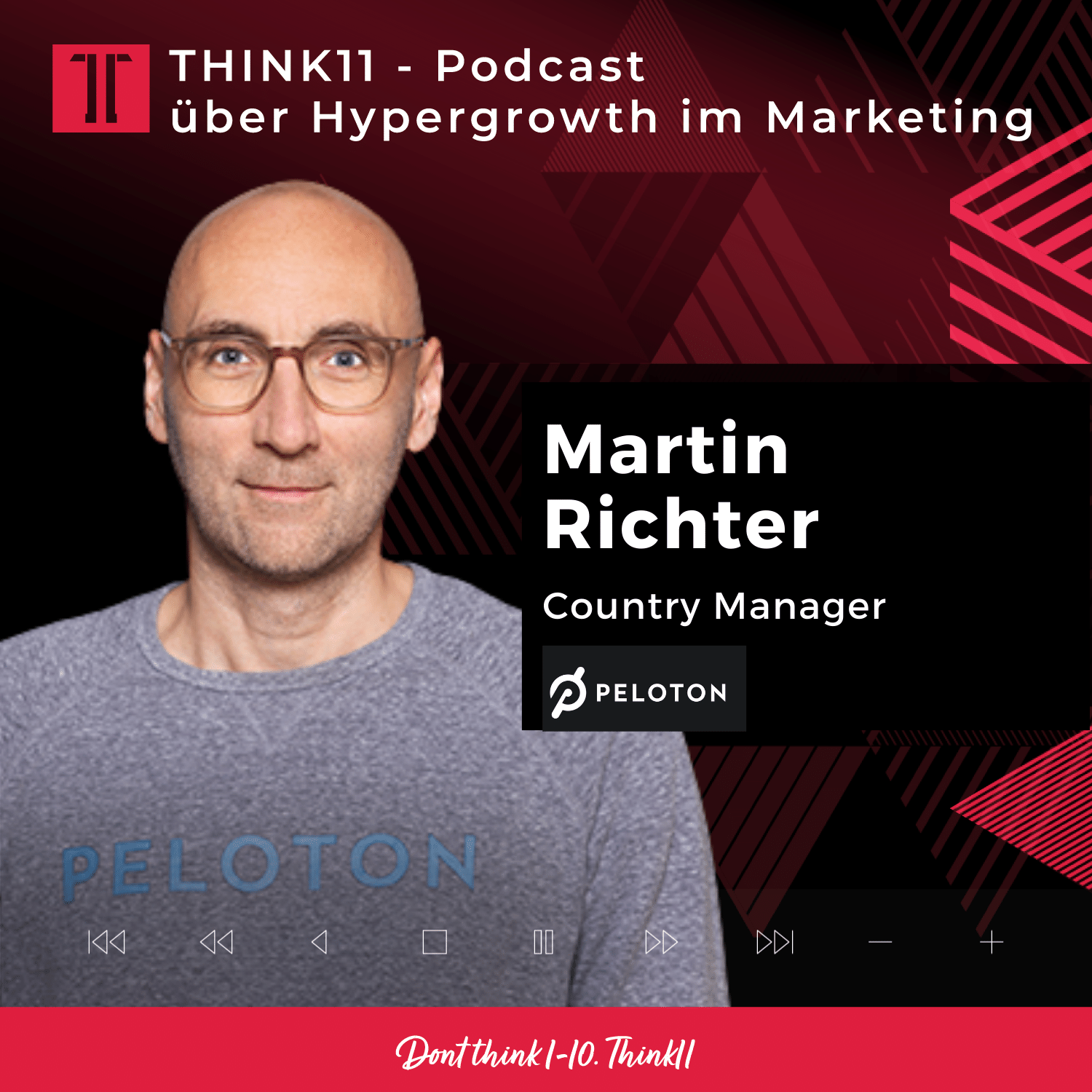Cover der Podcast-Episode: Think11-Talk mit Martin Richter – Geschäftsführer & Country Manager, Peloton Interactive