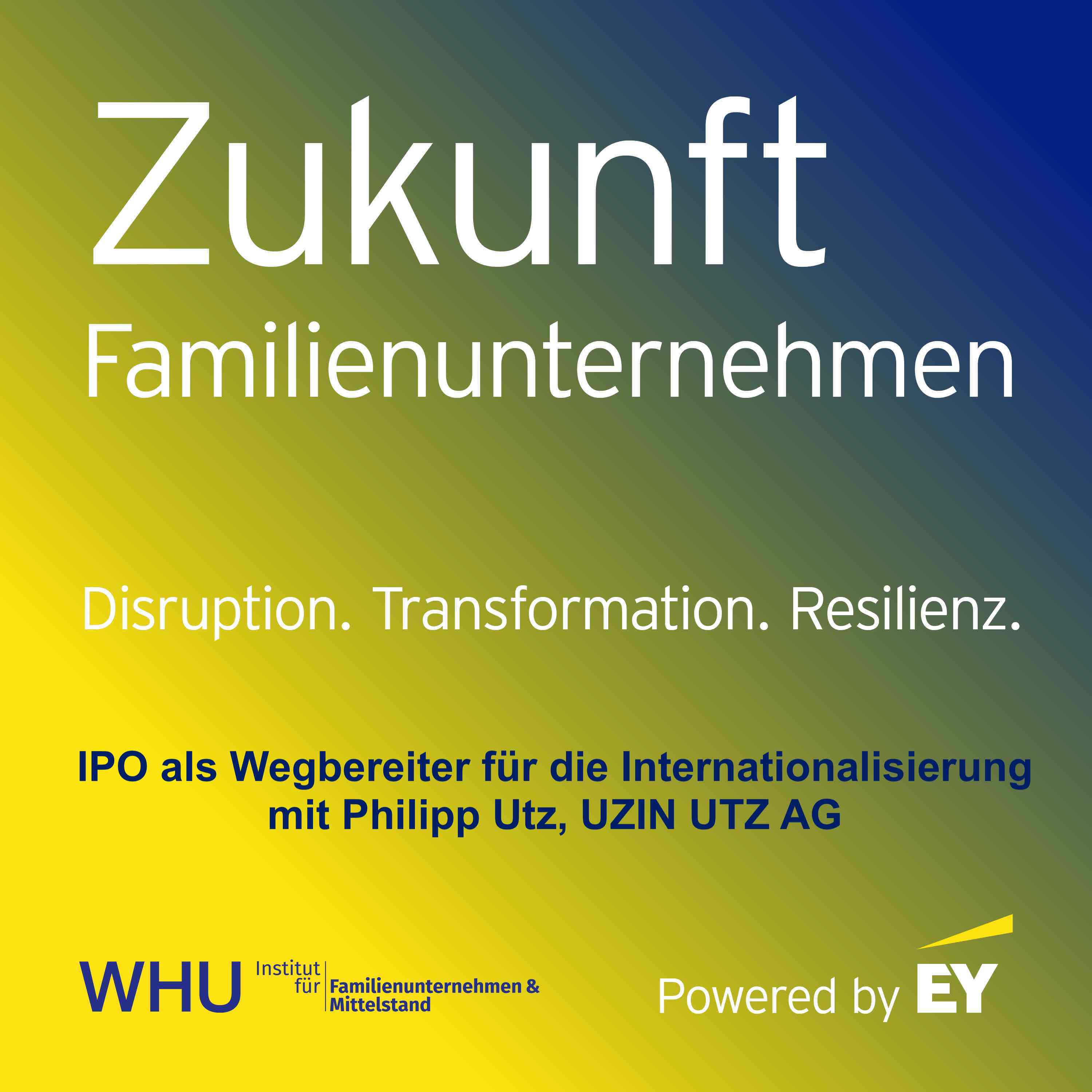 „Der Börsengang ist Wegbereiter für die Internationalisierung!“ Philipp Utz, UZIN UTZ AG