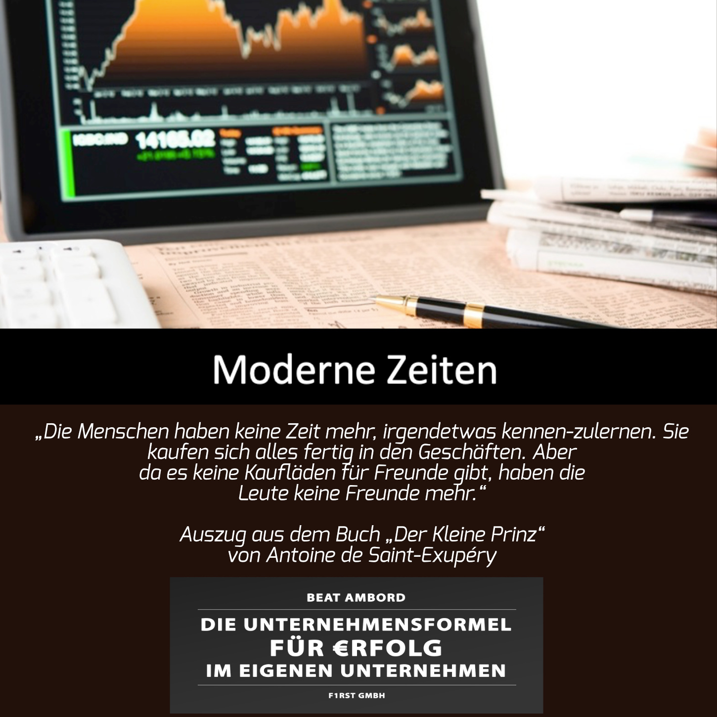 Podcast „Die Unternehmensformel“ von Beat Ambord - F1RST GmbH