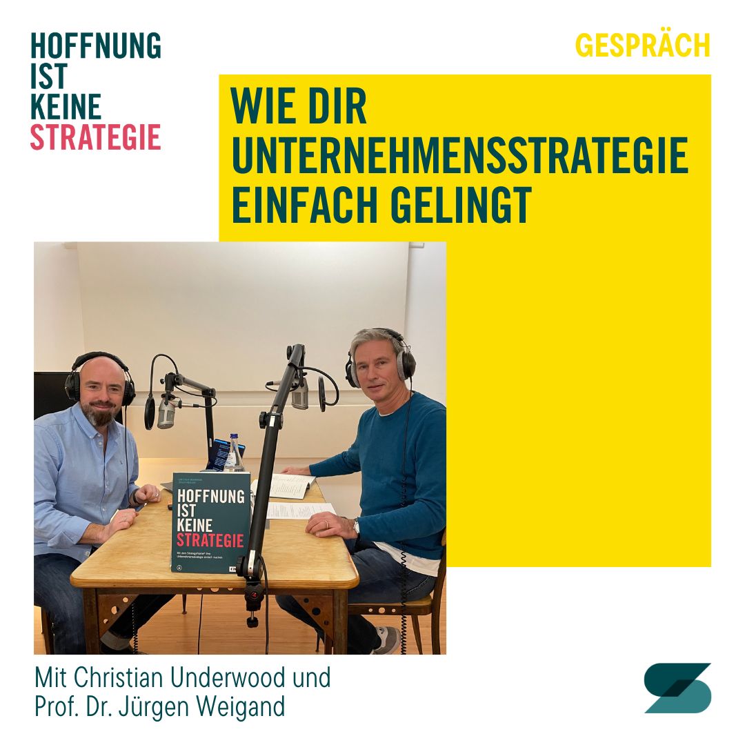 HOFFNUNG IST KEINE STRATEGIE