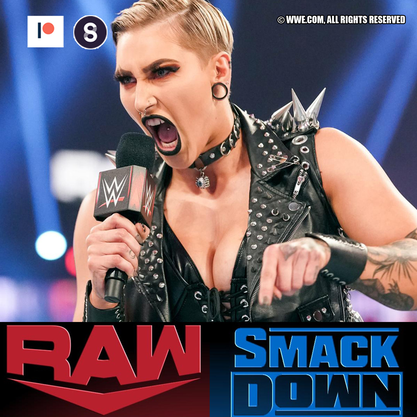 WWE RAW x SmackDown Review: Triple-Threat-Chaos bei SmackDown ... aber sonst? So baut WWE Wrestlemania auf. episode artwork