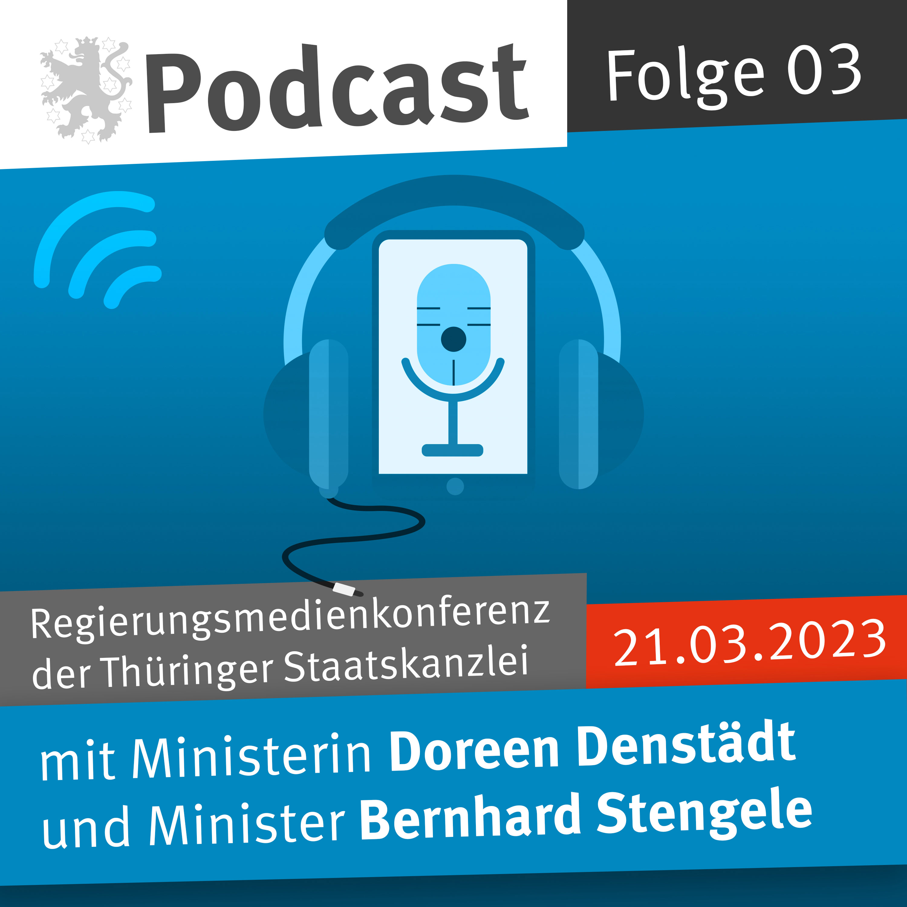 Regierungsmedienkonferenz des Freistaats Thüringen