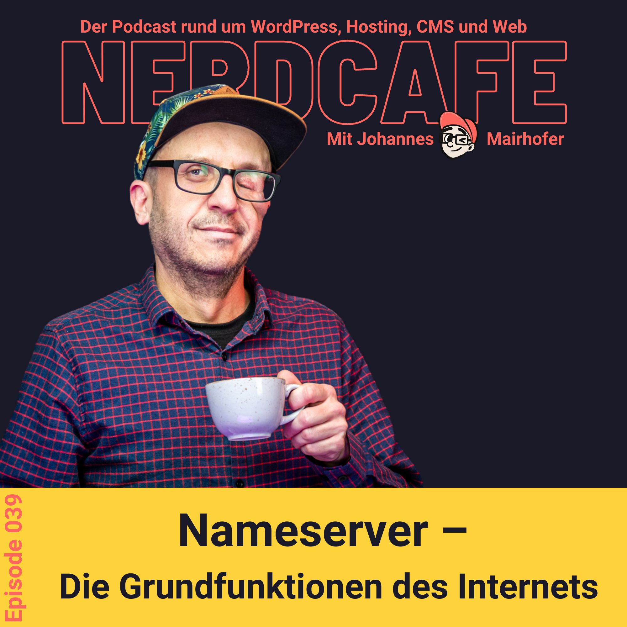 nerdcafe. Der Podcast rund um WordPress, Hosting, CMS und Web.