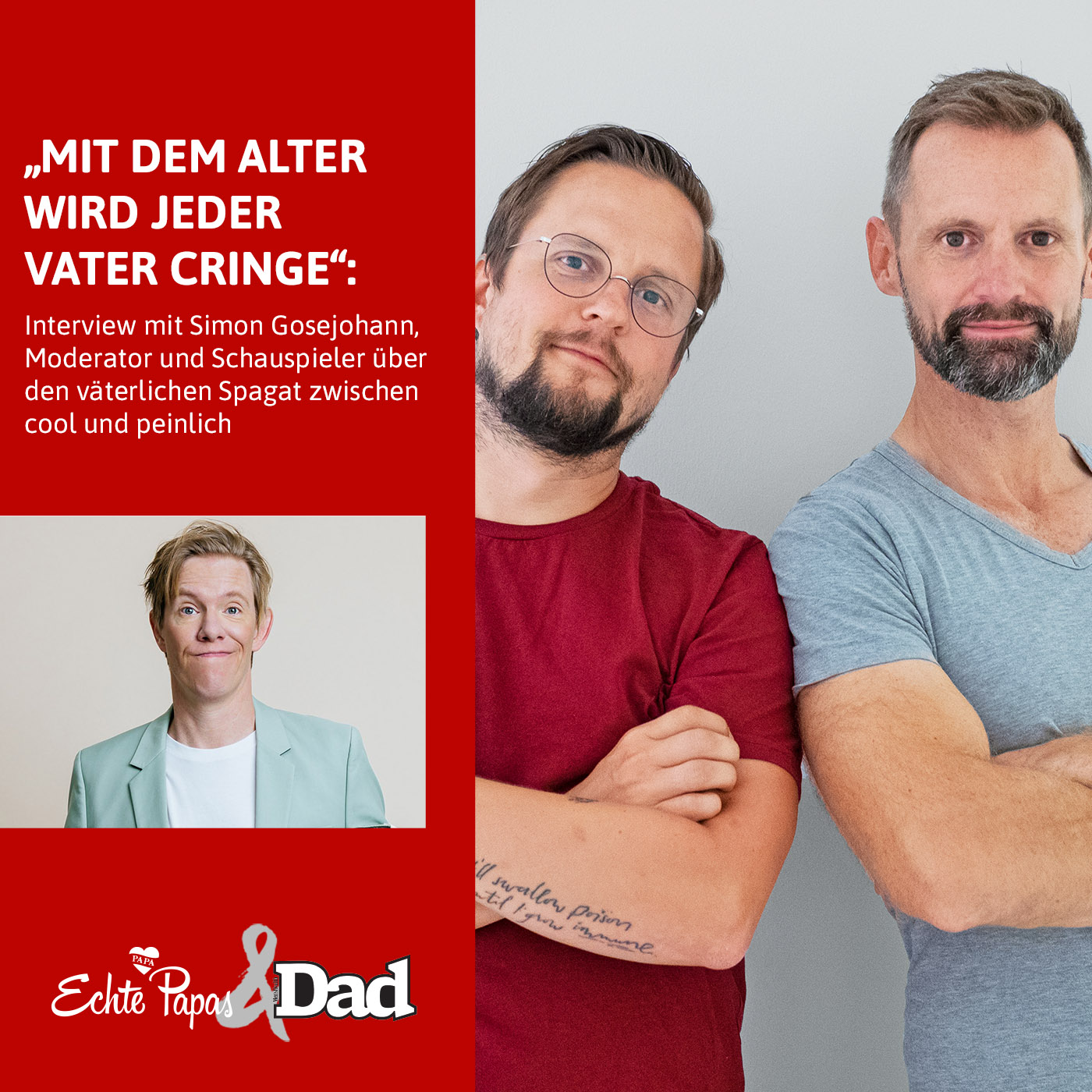 „Mit dem Alter wird jeder Vater cringe“: Interview mit Moderator und Schauspieler Simon Gosejohann