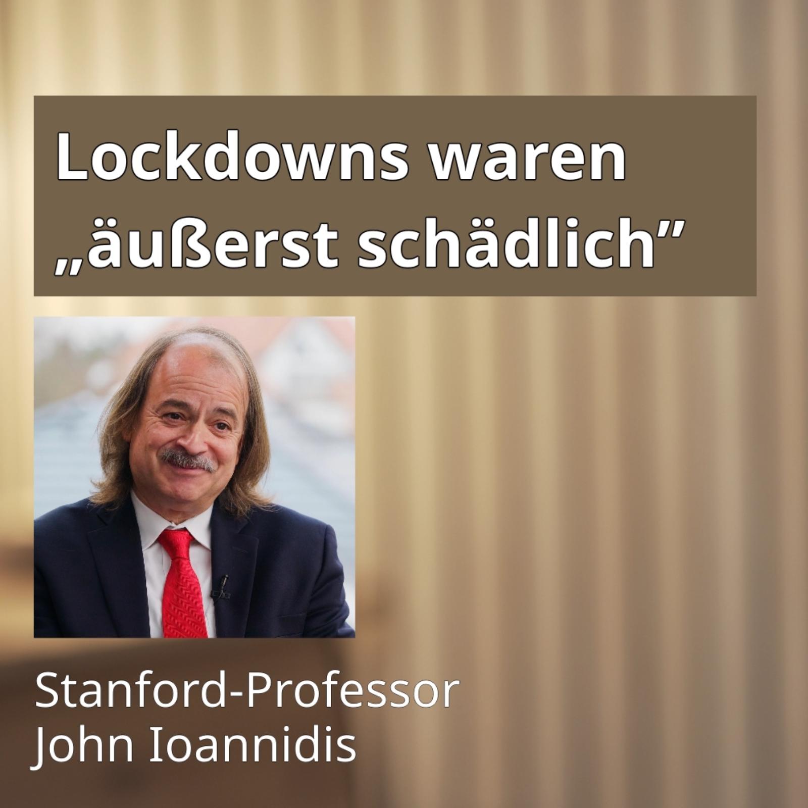 Lockdowns waren "äußerst schädlich"