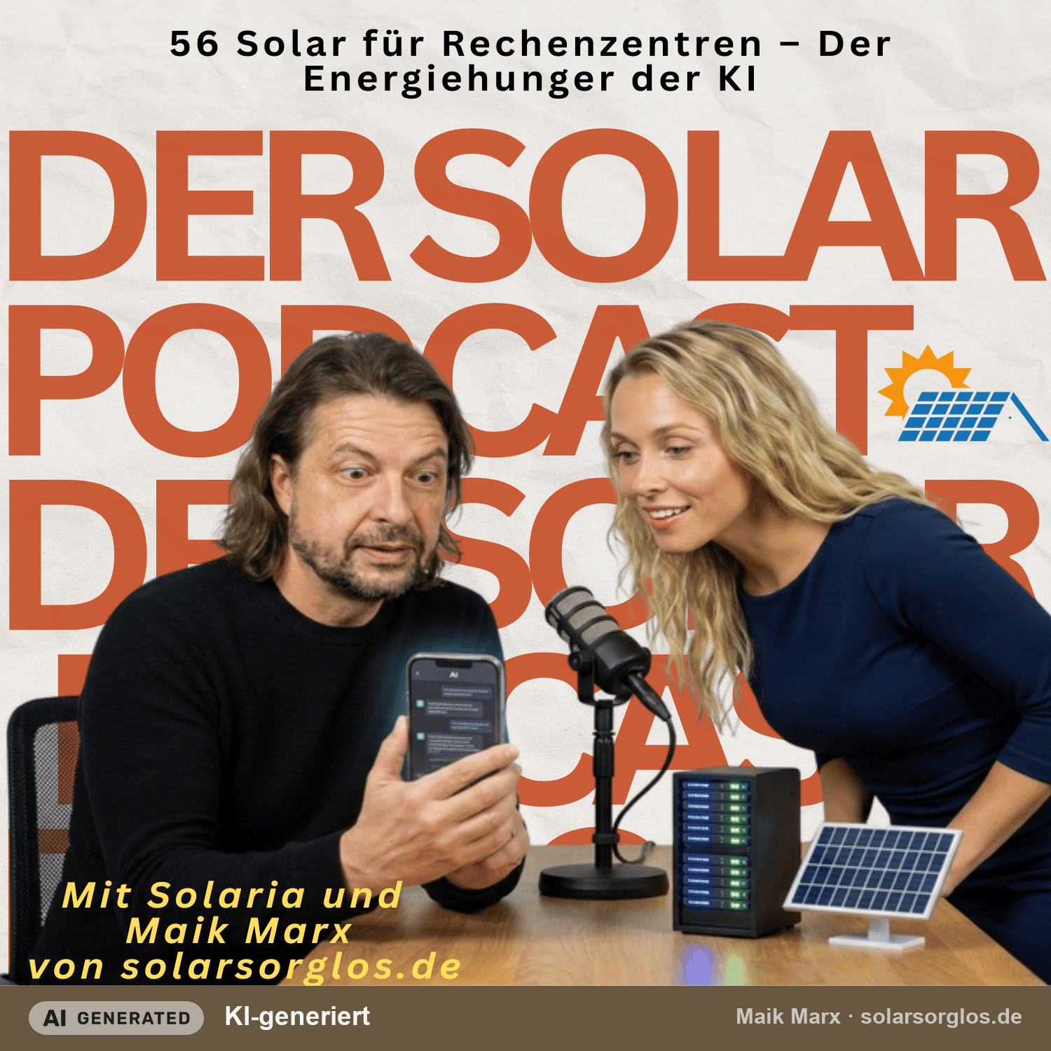 #56 Solar für Rechenzentren - Der Energiehunger der KI episode artwork
