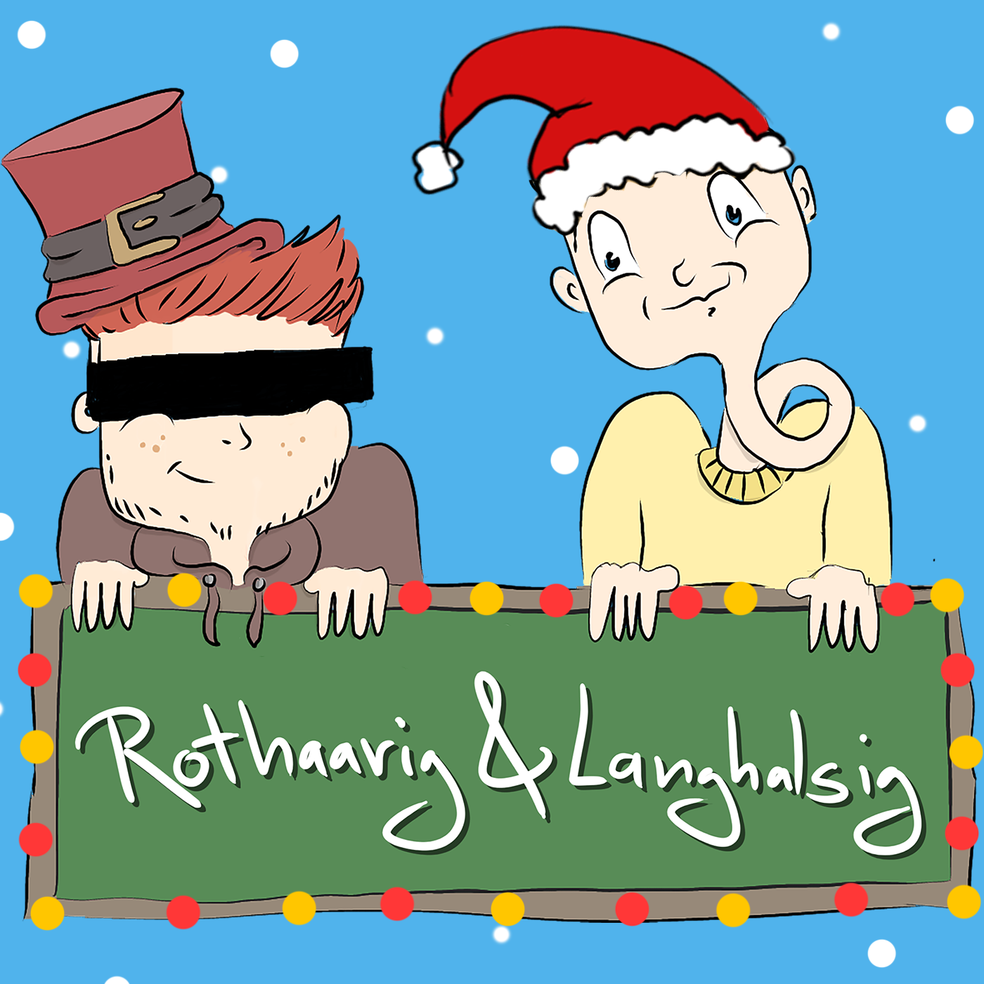 Rothaarig und Langhalsig