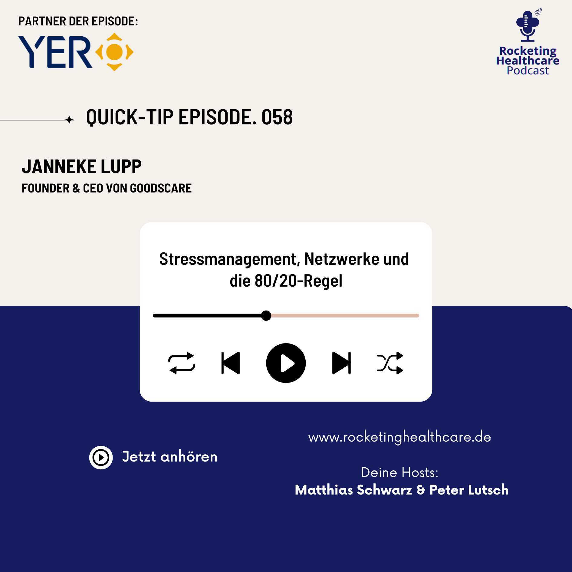 QuickTips #59: Mit Janneke Lupp, Founderin und CEO von goodscare episode artwork