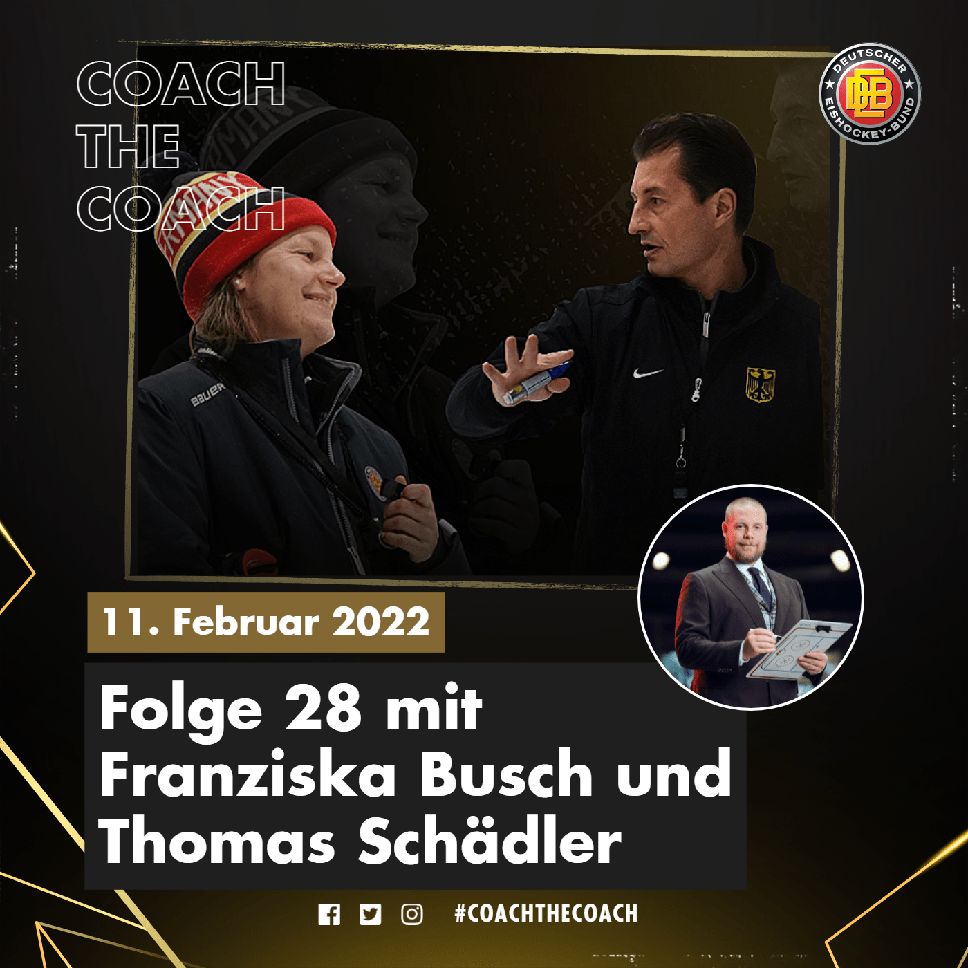 DEB Eishockey-Trainerausbildung I COACH THE COACH Podcast