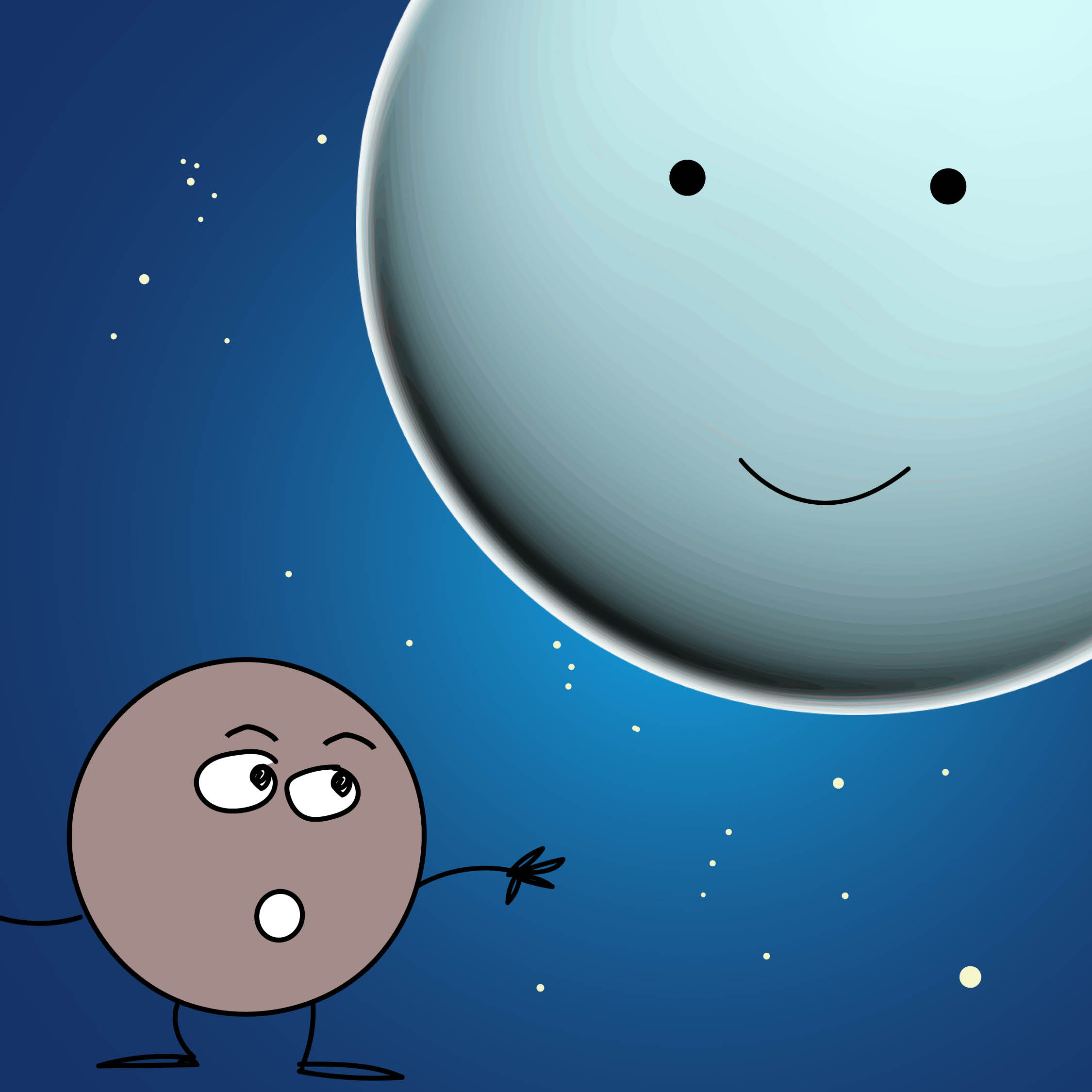 Pluto in der Kurzwelle: Supererde