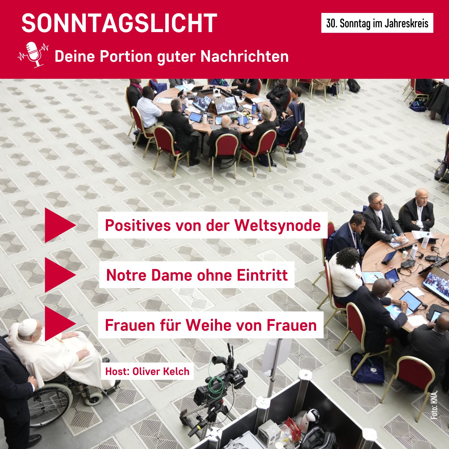 Positives von der Weltsynode - Neue Enzyklika vom Papst - Notre Dame ohne Eintritt episode artwork