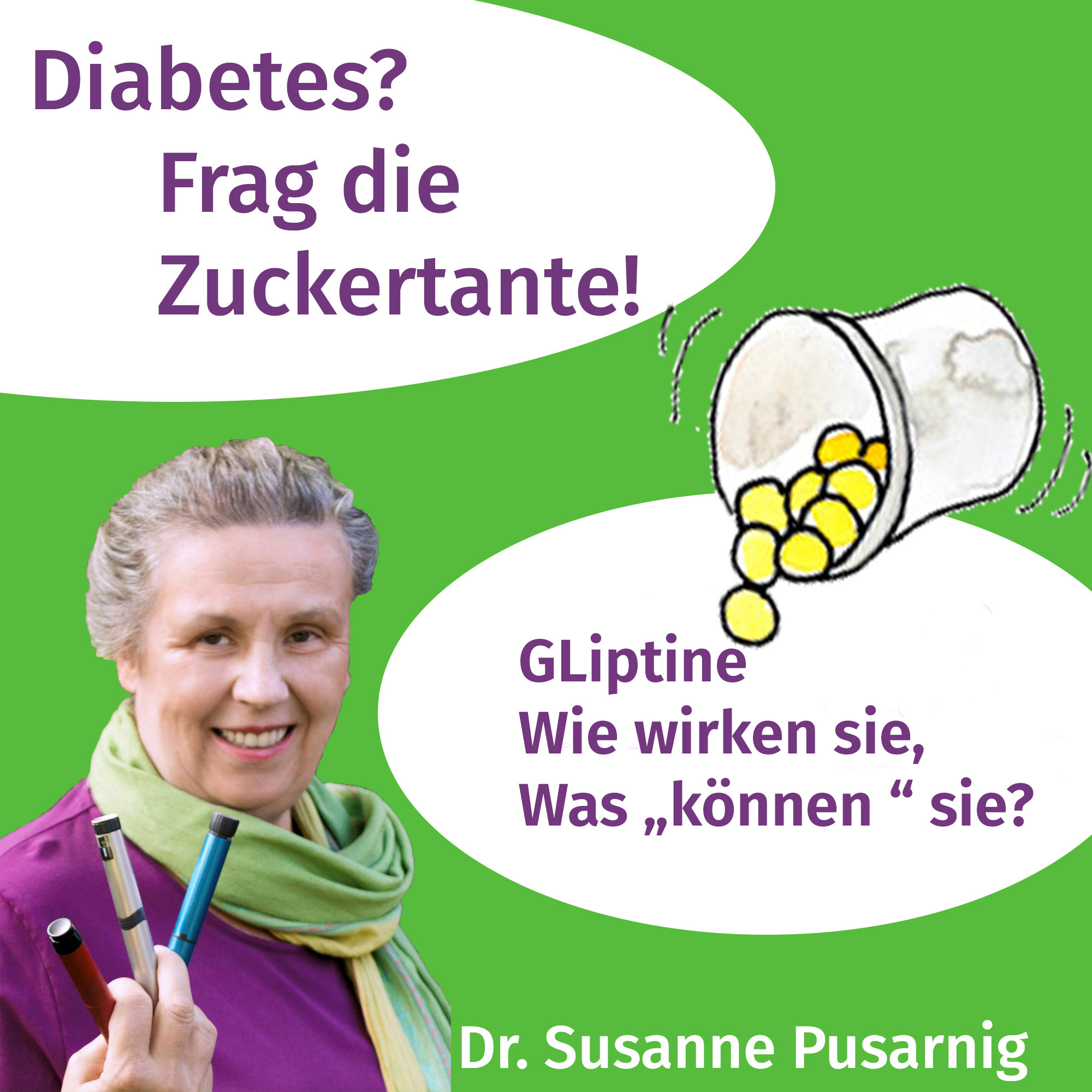 Diabetes? Frag die Zuckertante - Der Podcast für Menschen mit Typ 2 Diabetes
