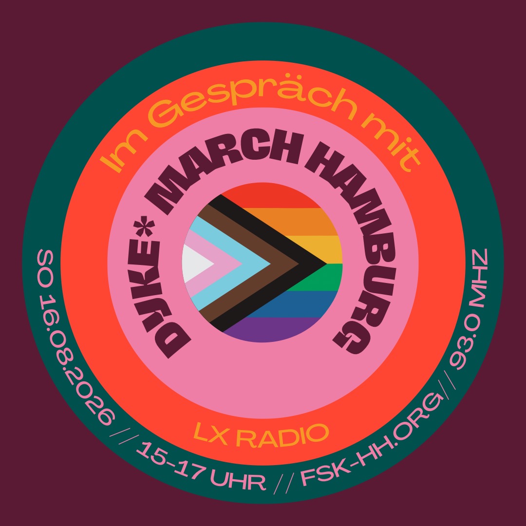 Lx Radio August 2026: Im Gespräch mit Nathalie vom Dyke* March Hamburg episode artwork
