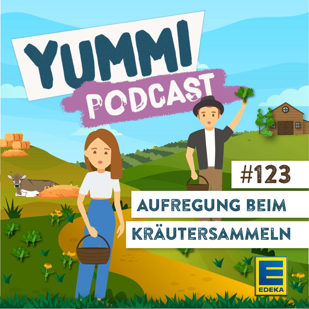 Aufregung beim Kräutersammeln