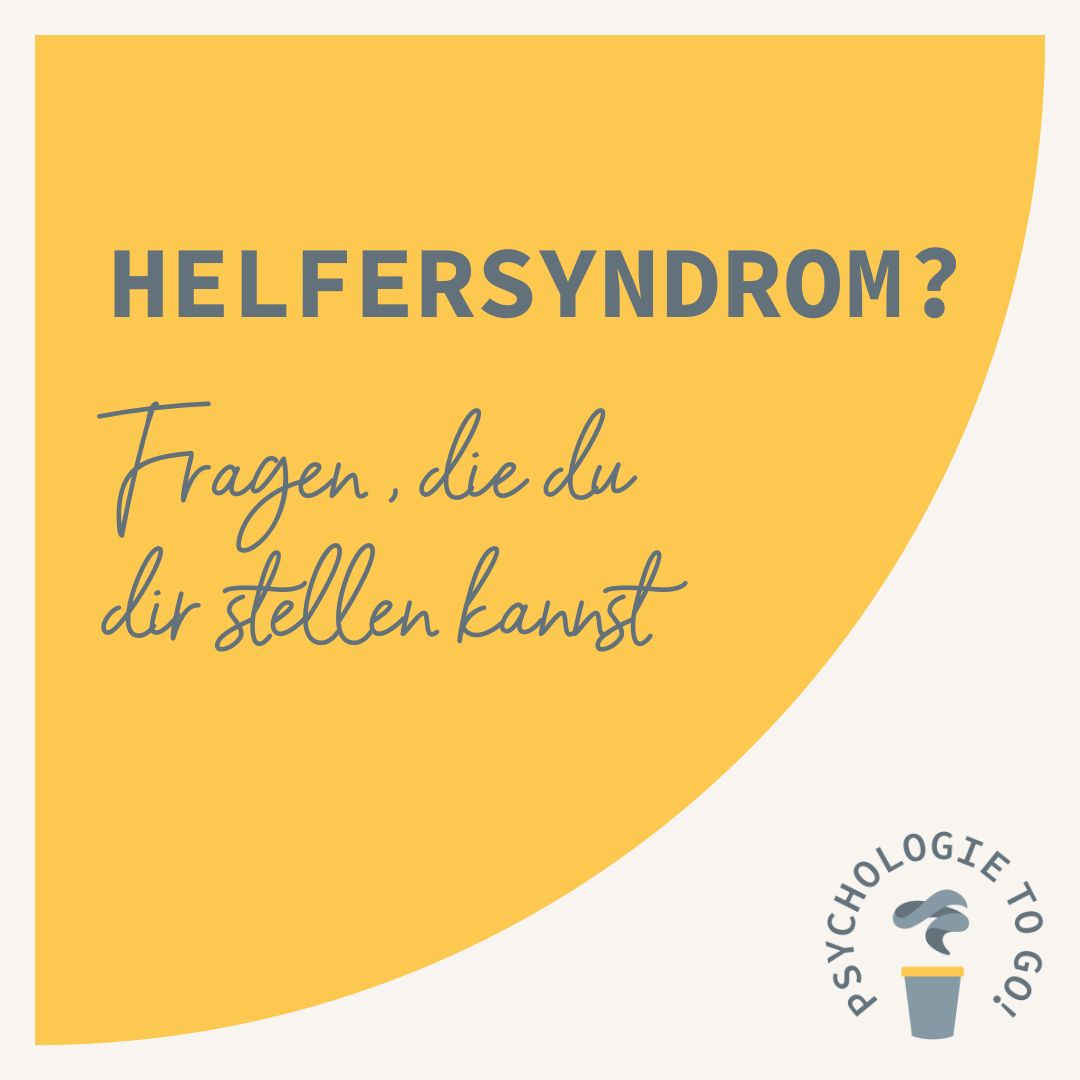 Helfersyndrom? Fragen, die du dir stellen kannst - podcast episode cover