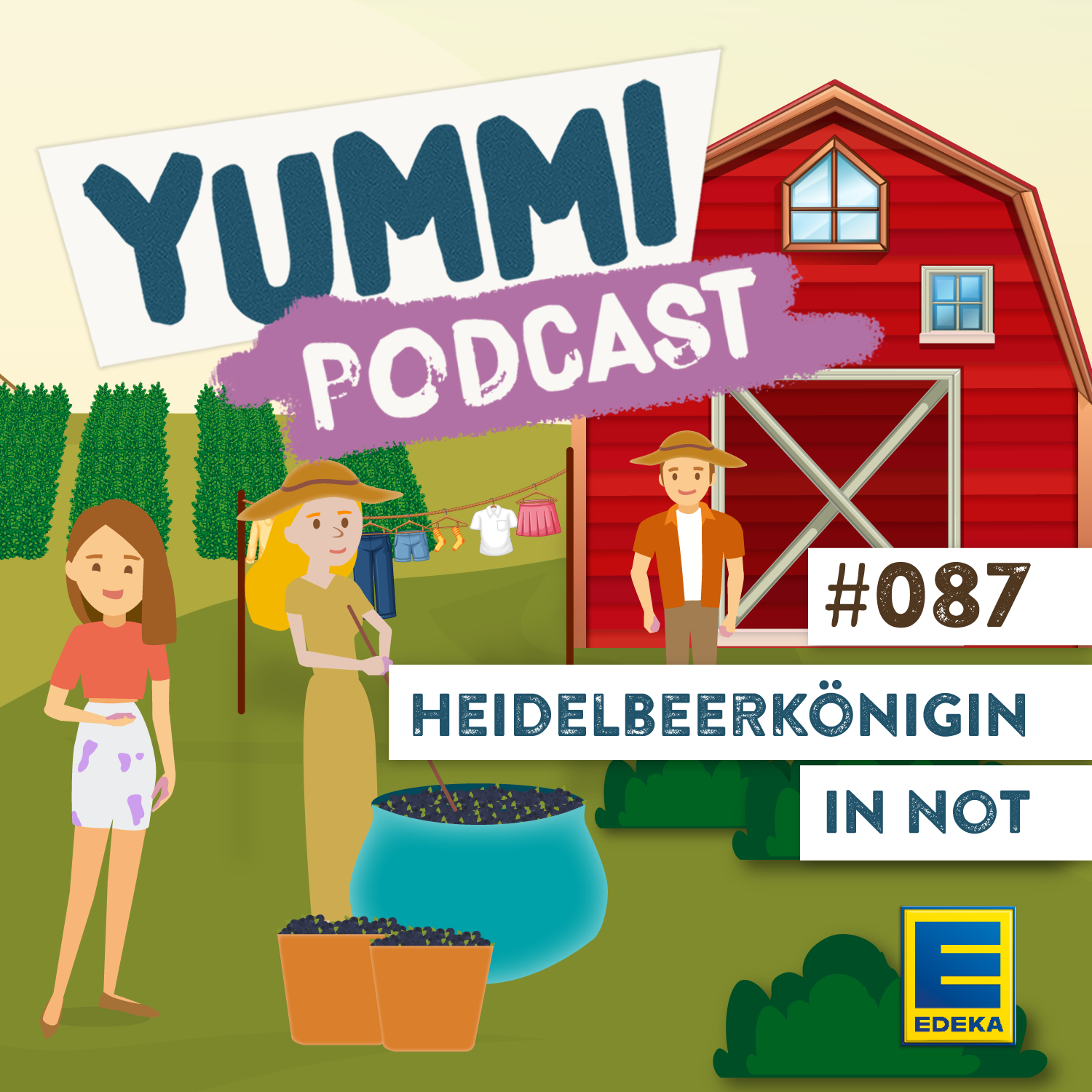 Heidelbeerkönigin in Not
