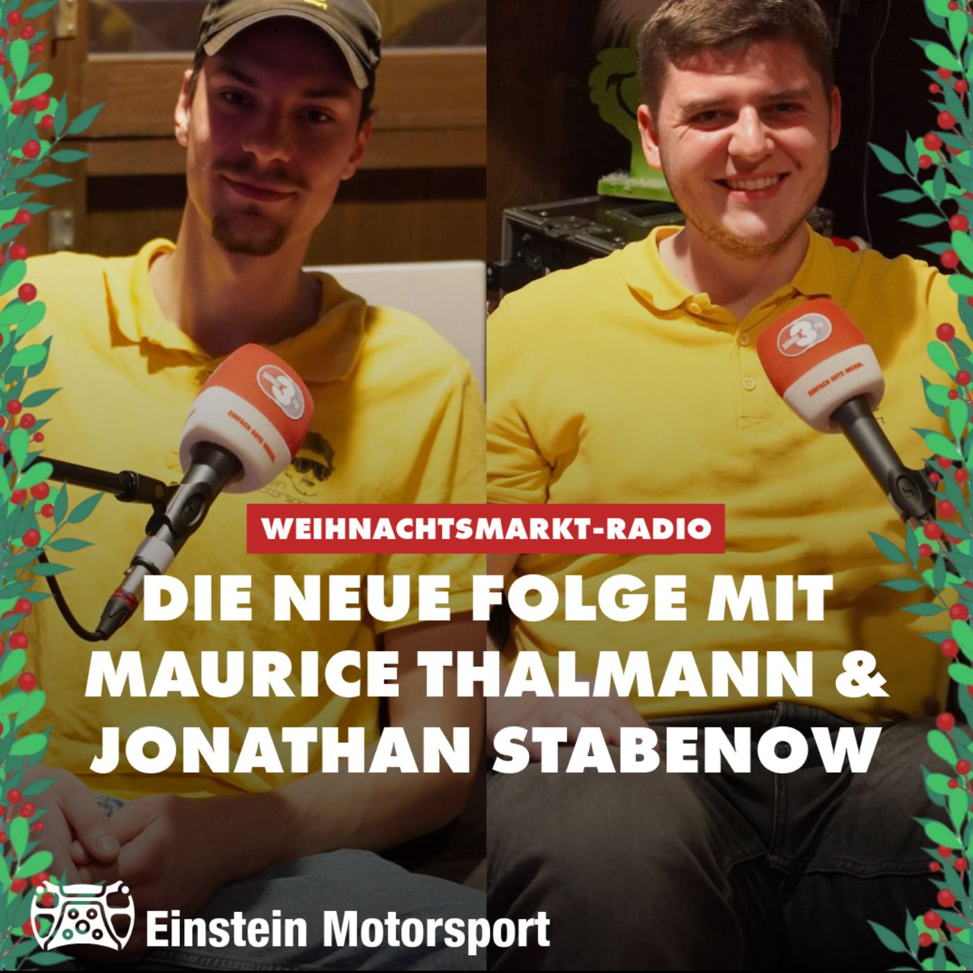Das DONAU 3 FM Weihnachtsmarktradio mit Maurice Thalmann & Jonathan Stabe von Einstein Motorsport episode artwork