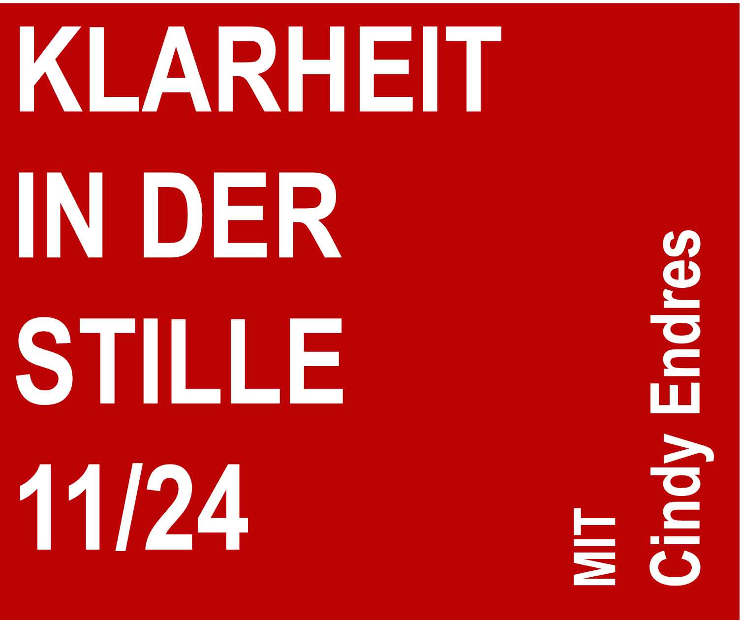 Klarheit in der Stille