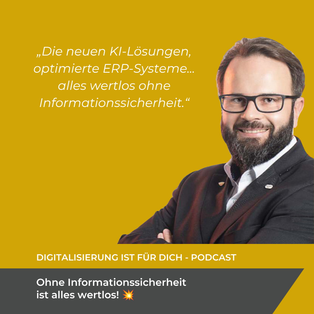 #379 - Ohne Informationssicherheit ist alles wertlos! 💥 episode artwork
