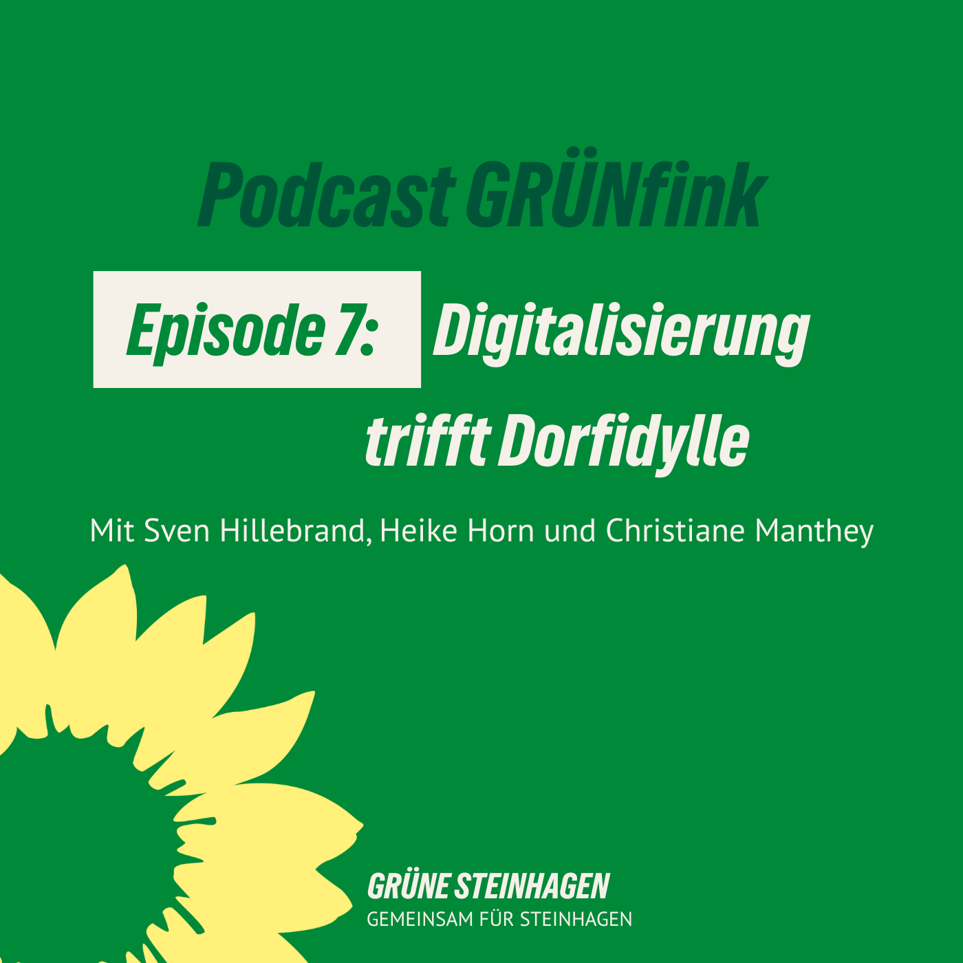 GRÜNfink - Ein Podcast der Grünen Steinhagen