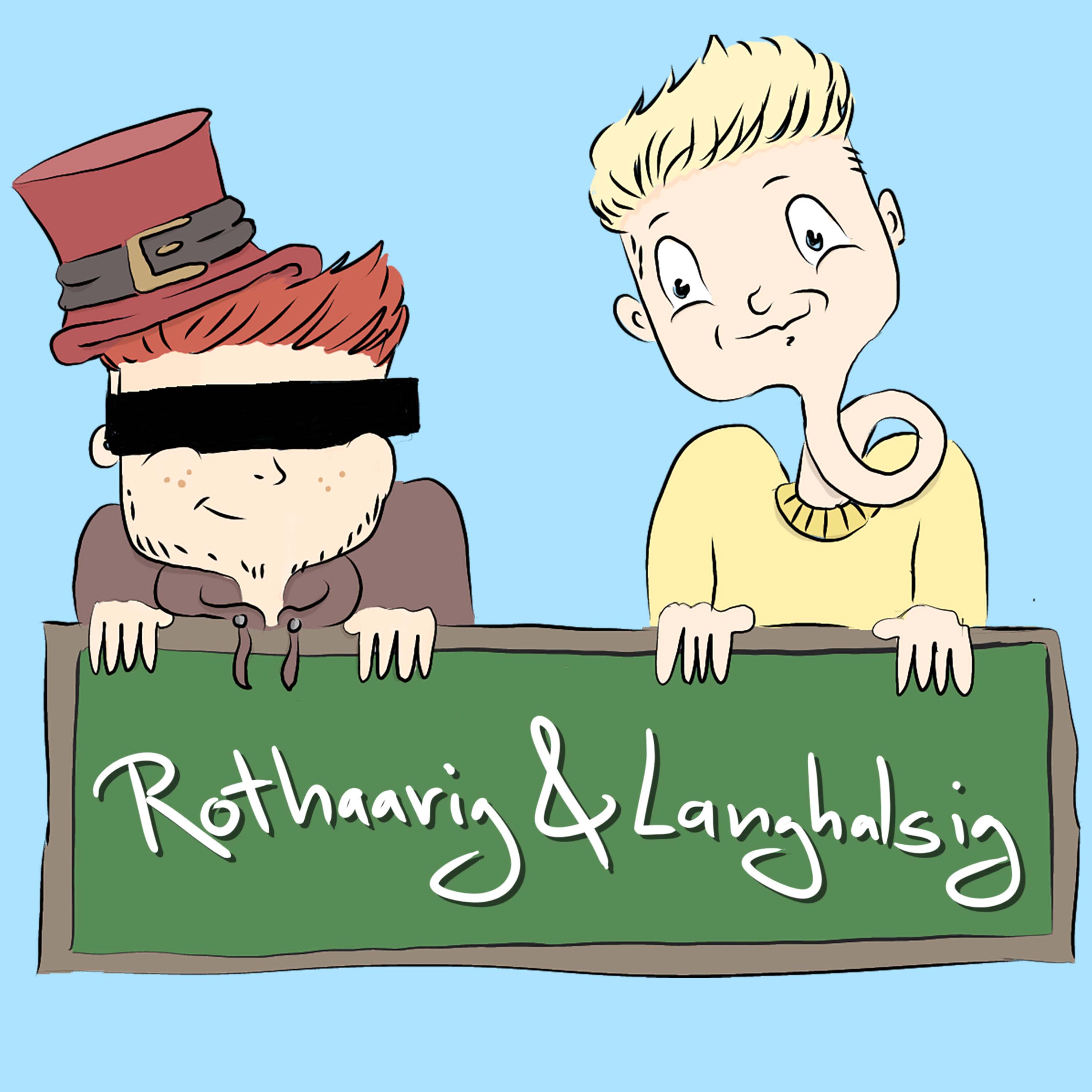 Rothaarig und Langhalsig