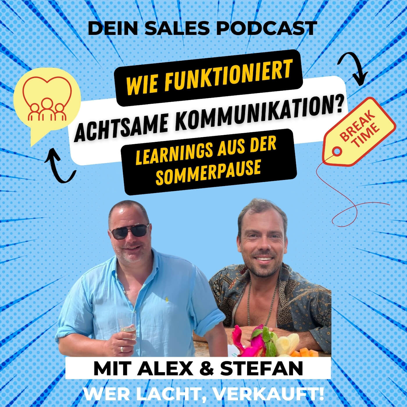 Wer lacht verkauft! Dein Sales Podcast für mehr Spaß im Verkauf.