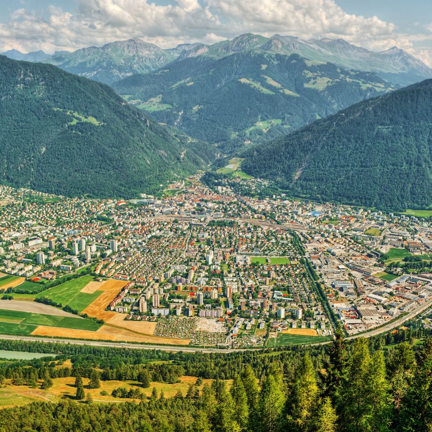 Die Natur und die Stadt