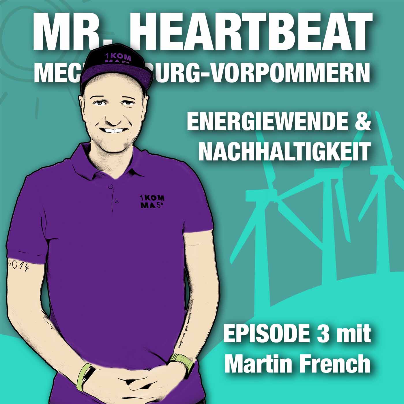 Greenfluencer Martin French von der Wirtschaftsförderung Landkreis Rostock GmbH episode artwork