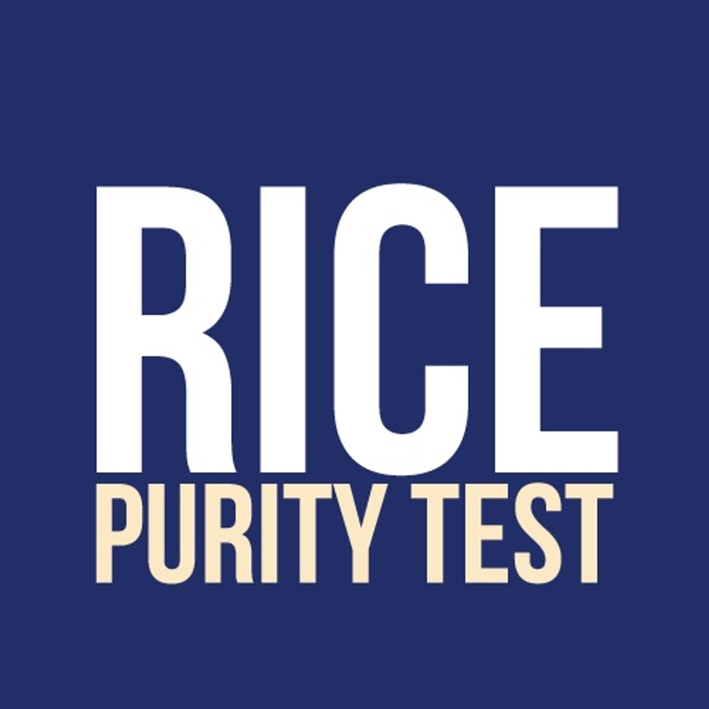 Rice Purity Test podcast artwork