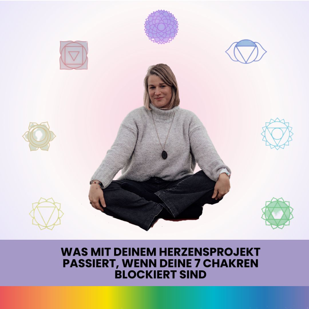 #140: Was mit deinem Herzensprojekt passiert, wenn deine 7 Chakren blockiert sind episode artwork