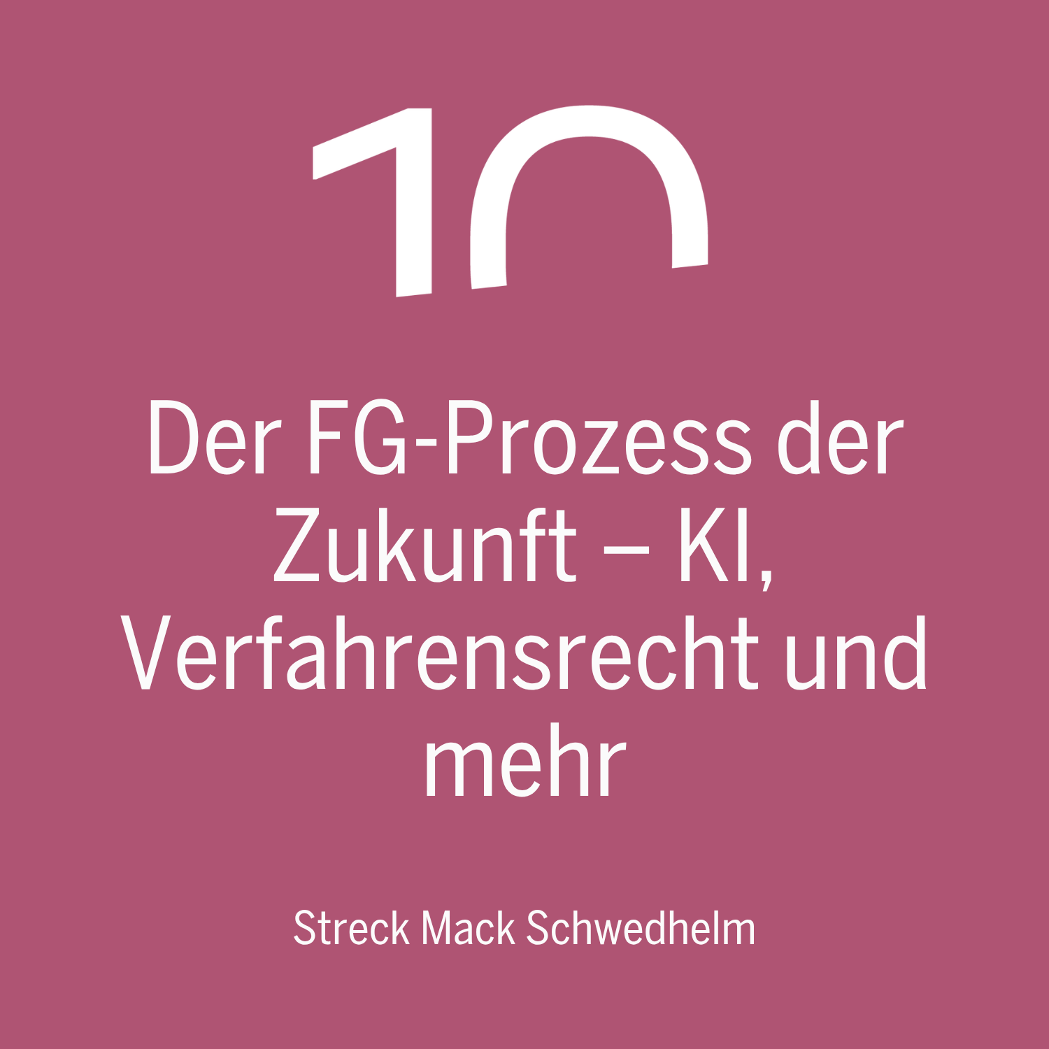 Der Finanzgerichtsprozess der Zukunft – KI, Verfahrensrecht und mehr episode artwork