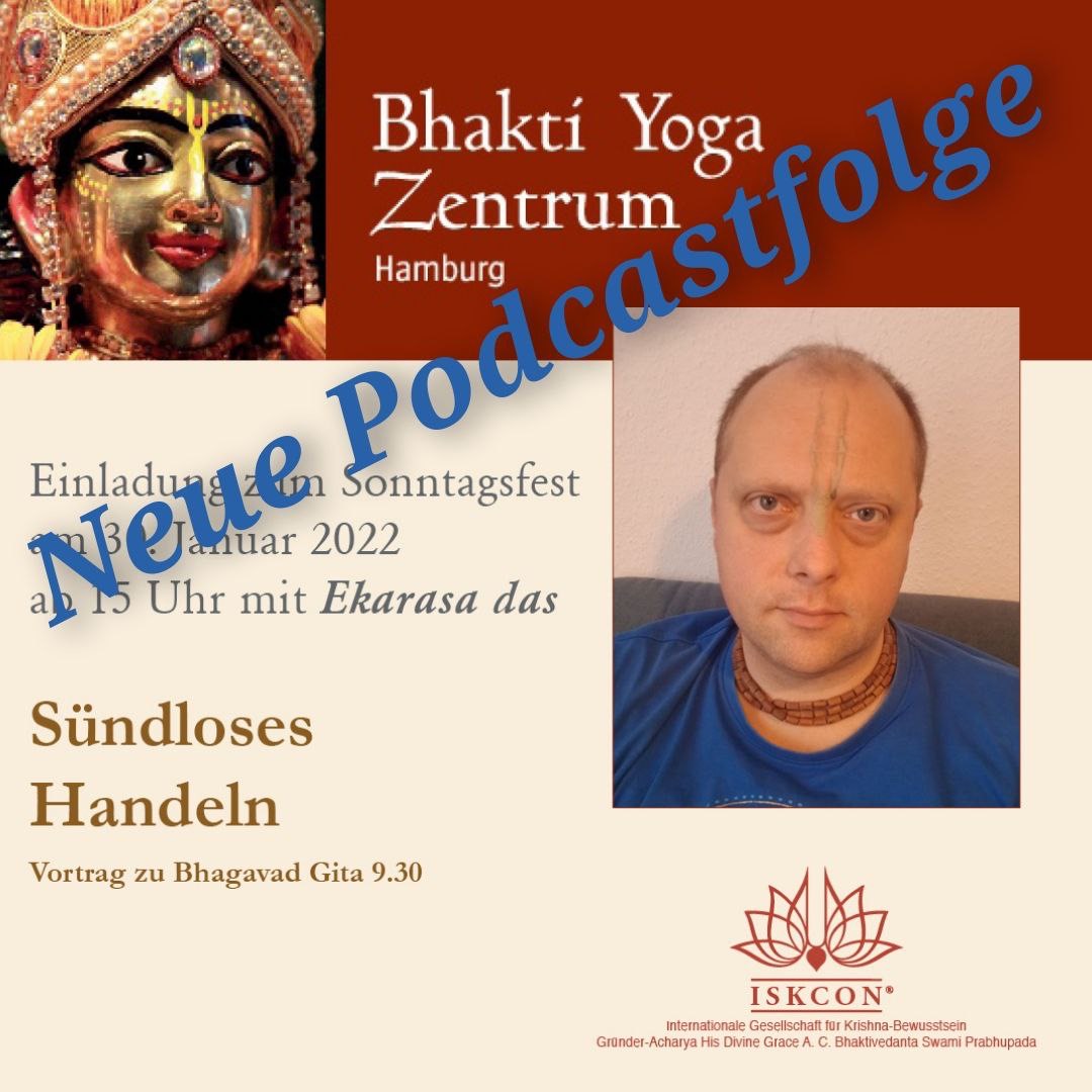Sündloses Handeln – Vortrag zu Bhagavad Gita 9.30 von Ekarasa Das episode artwork