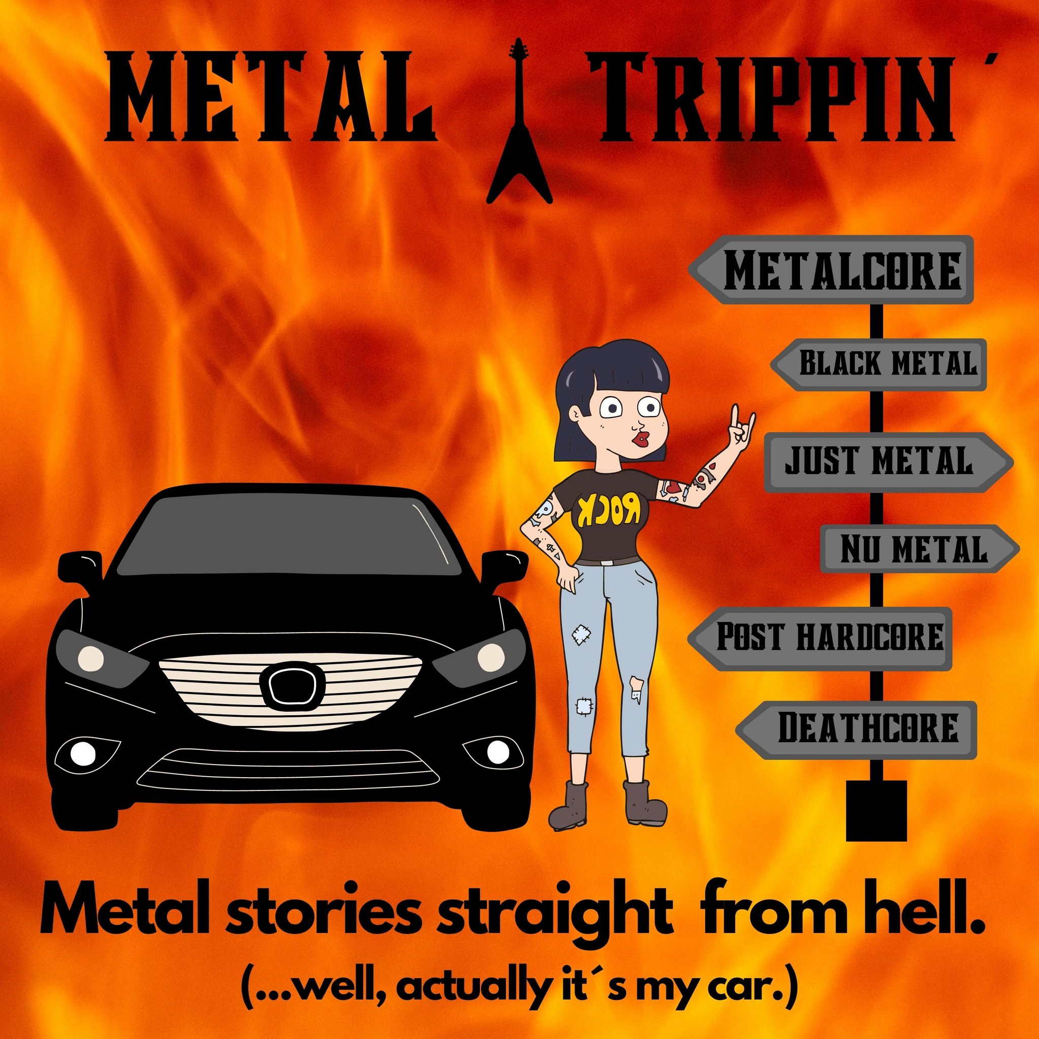 METAL TRIPPIN- Metal stories straight from hell (...well, actually it´s my car) cover art