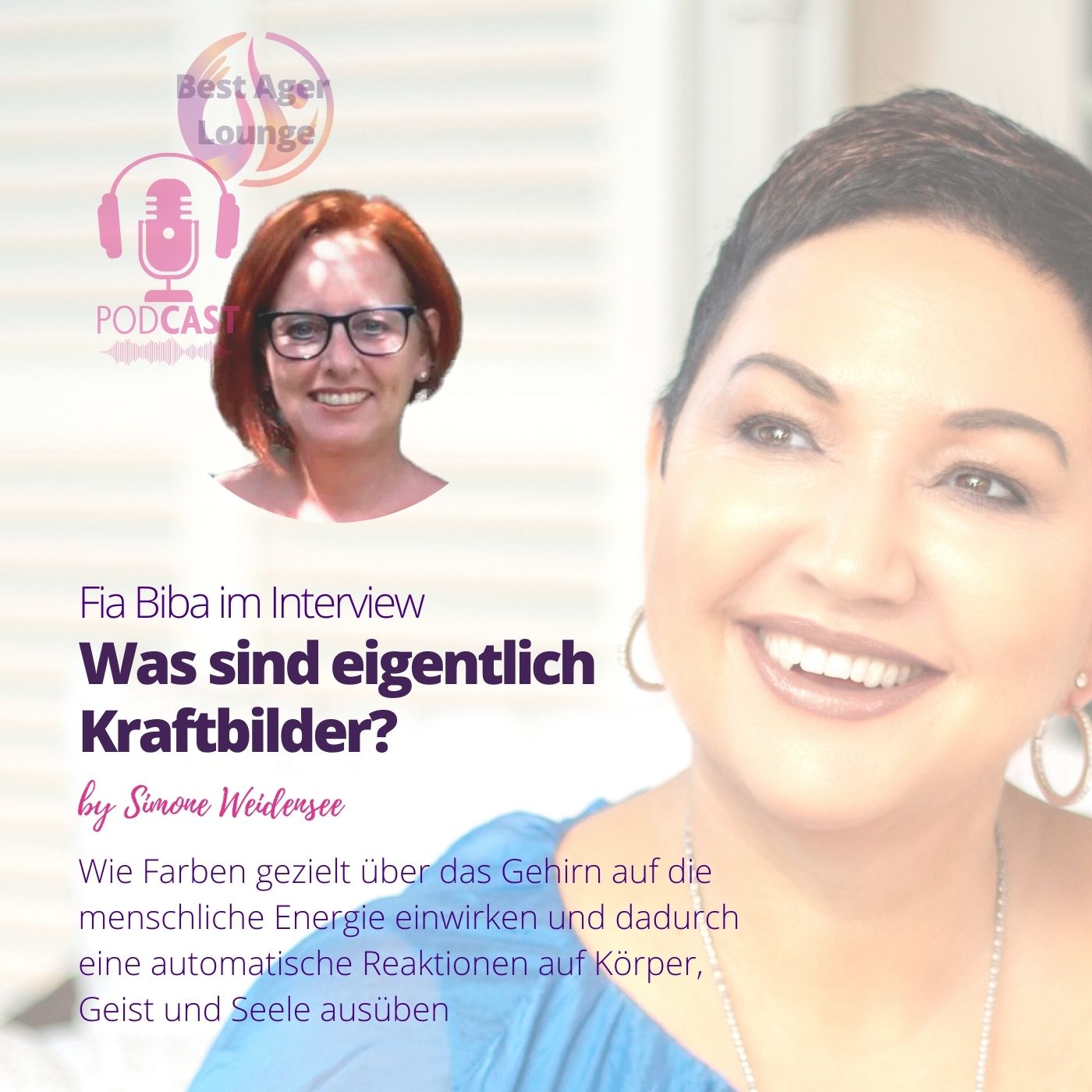 Best Ager Lounge- Sichtbarkeit für Frauen in der Lebensmitte- Podcast Ü50-Lifestyle50Plus