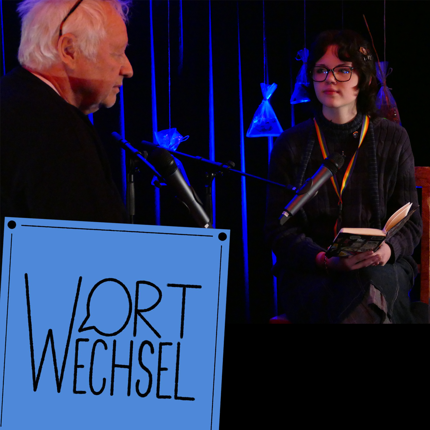 Blaue Seite WortWechsel - ein Bücherpiraten-Podcast