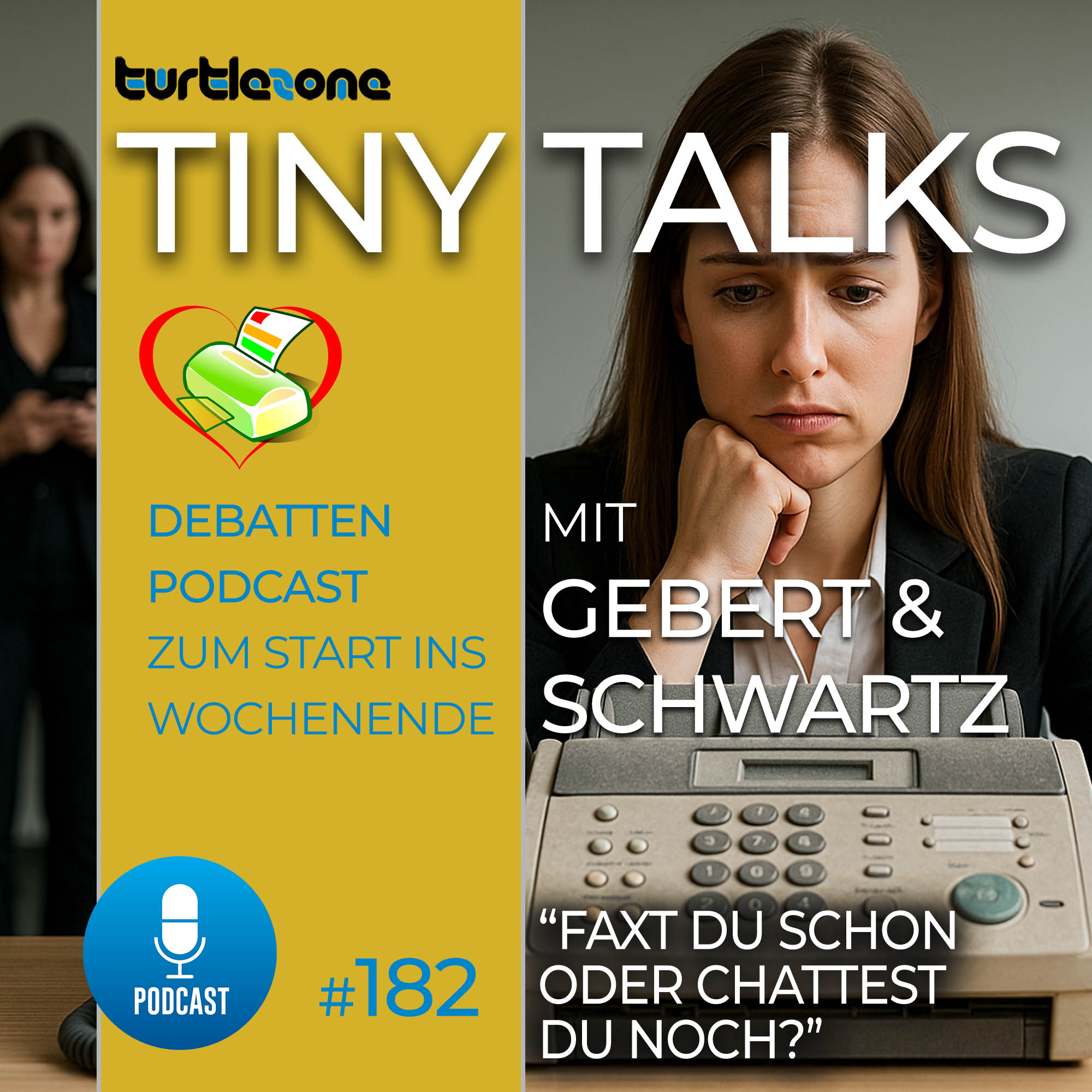 Turtlezone Tiny Talks - Der Debatten-Podcast mit Gebert und Schwartz