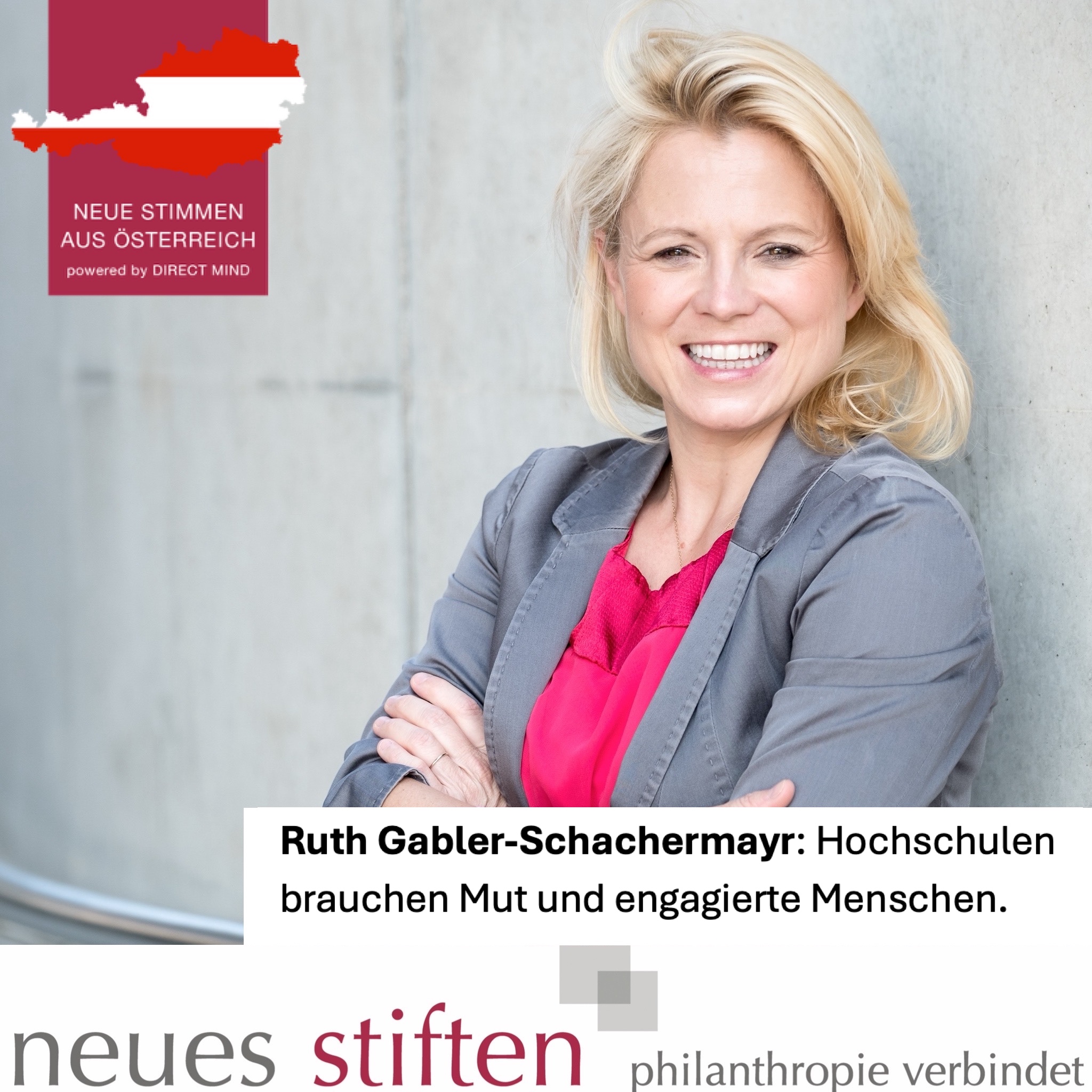 Ruth Gabler-Schachermayr: Hochschulen brauchen Mut und engagierte Menschen episode artwork
