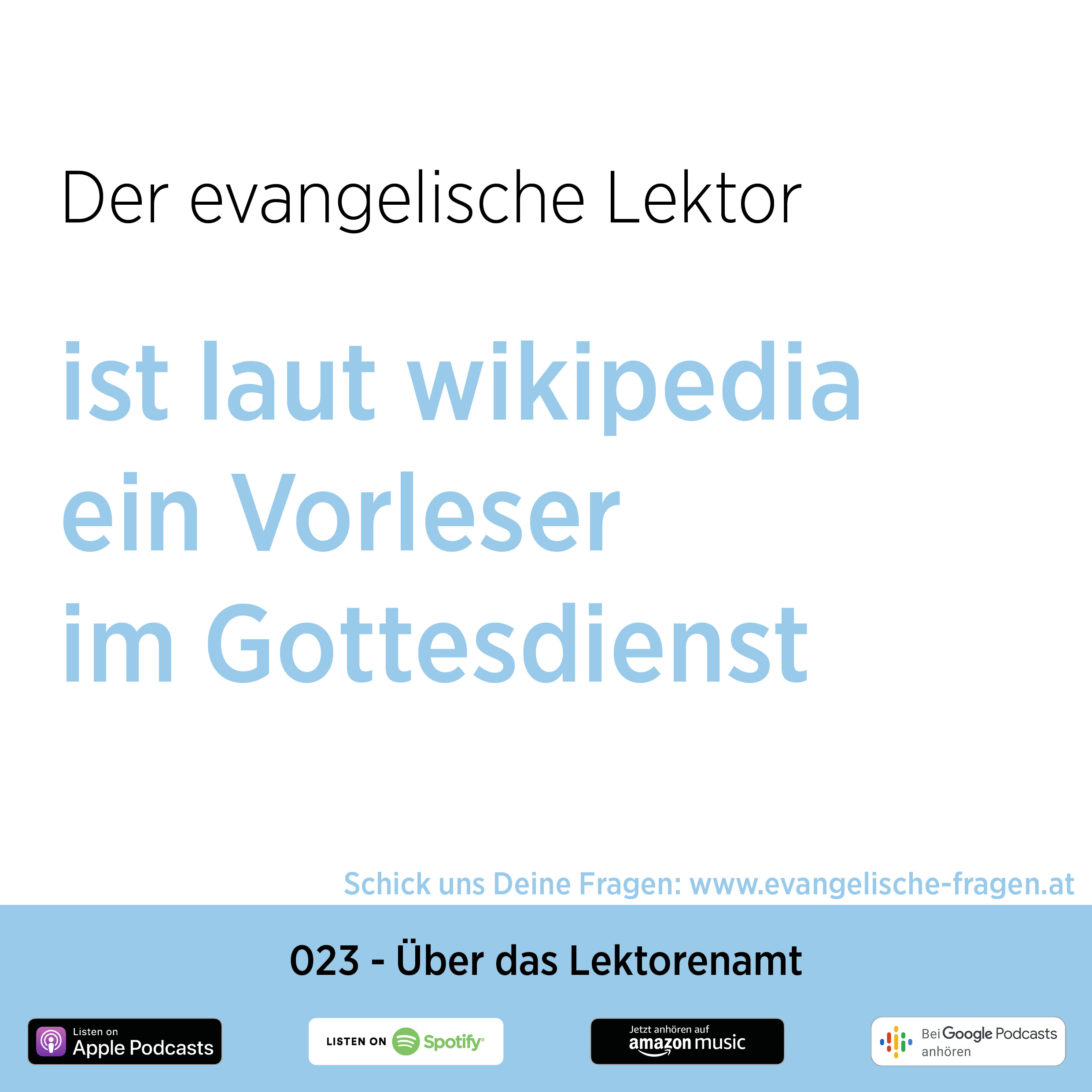 Evangelische fragen - evangelische Fragen