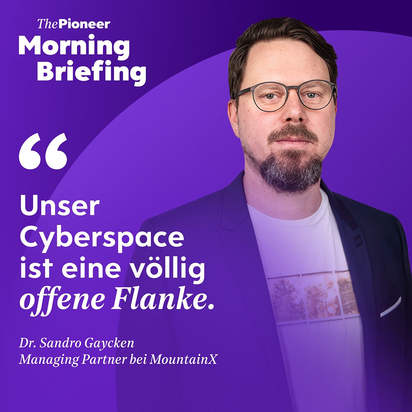 25 Jahre 9/11 - eine Bilanz | Cyberexperte Sandro Gaycken über das Berliner Datenleak | Open AI auf der MyWay episode artwork