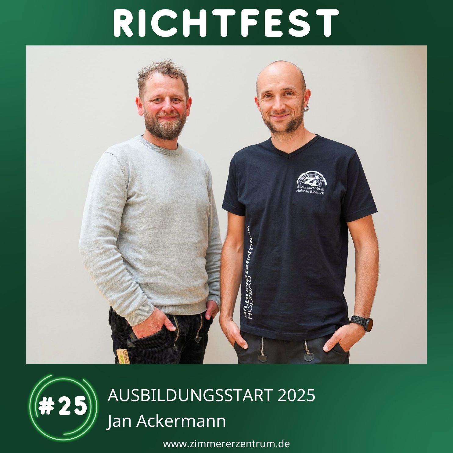 Richtfest - der Podcast vom Bildungszentrum Holzbau
